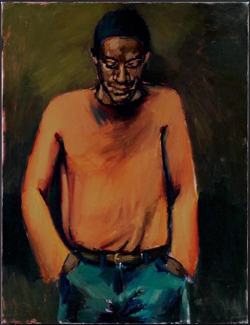"Diamonds" Lynette Yiadom-Boakye 2013 Oil on canvas 130 x 100 cm
