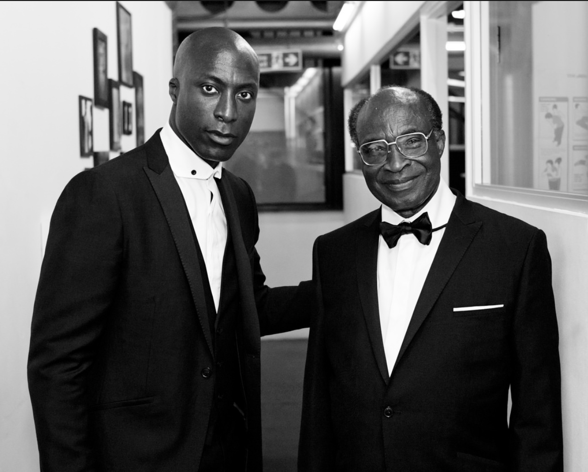 Photo Credit: Ozwald Boateng, 2010 (with Father)