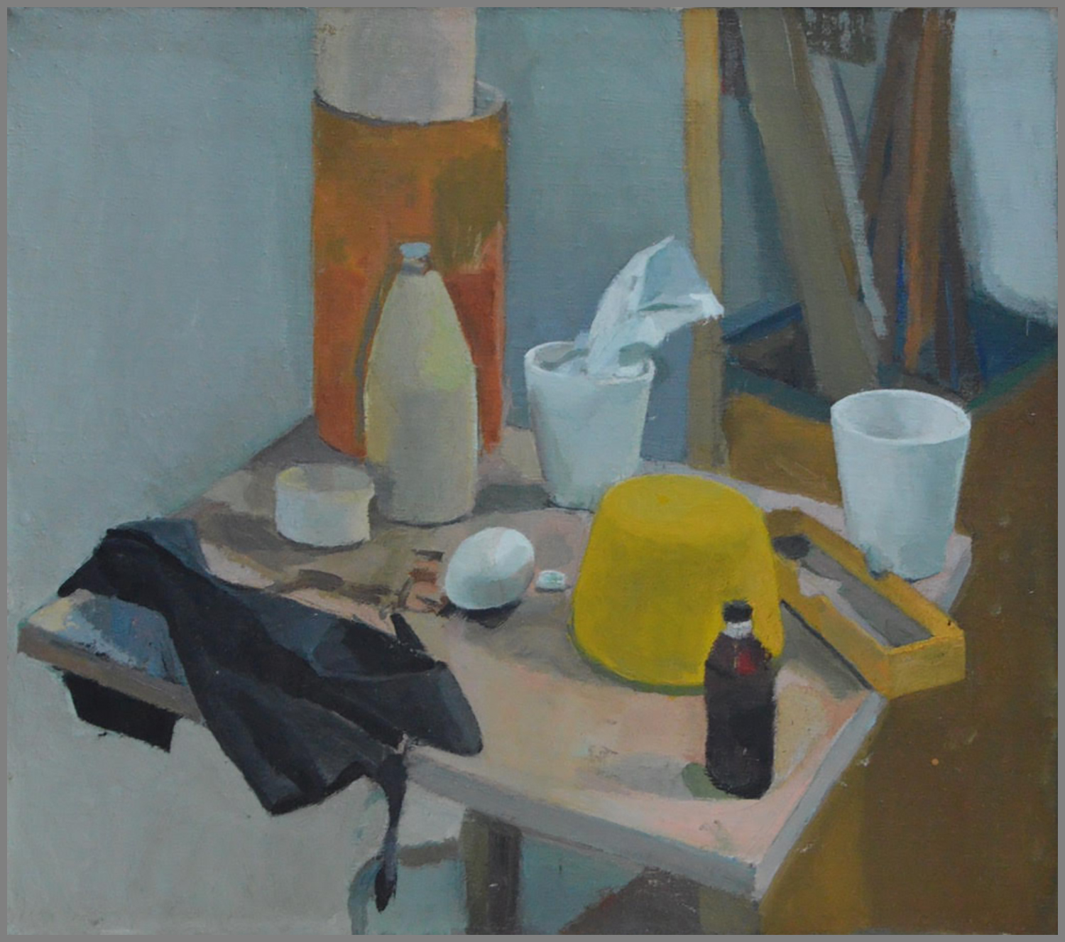  Still Life with Egg, oil/canvas, 14 x 16 inches 