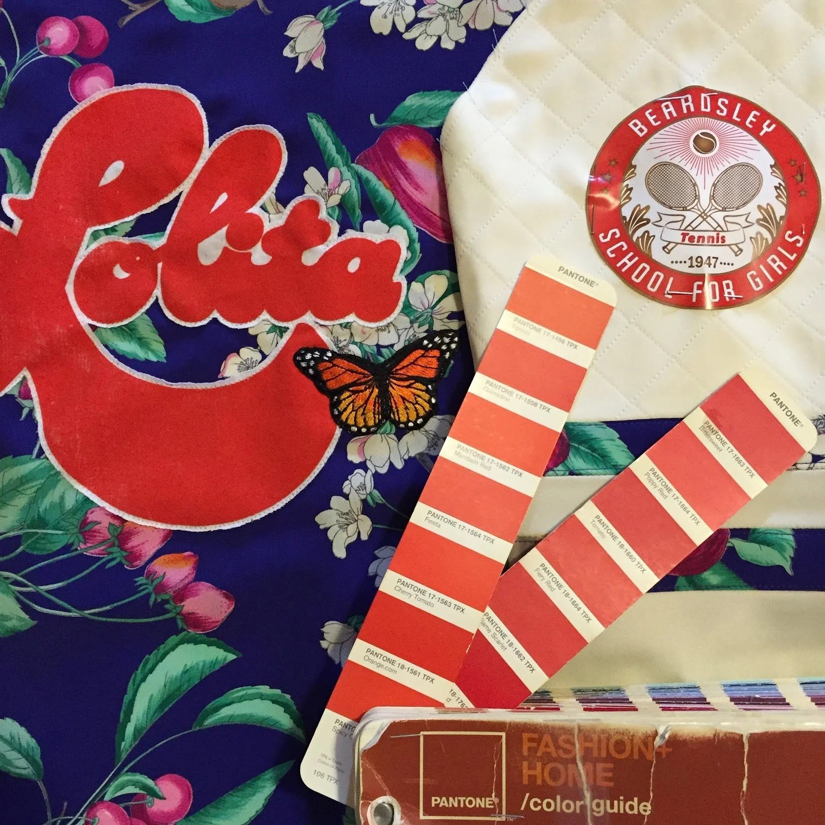 L O L I T A : Graphic Design | "Tennis" Sleeve Patch Pantone Selection