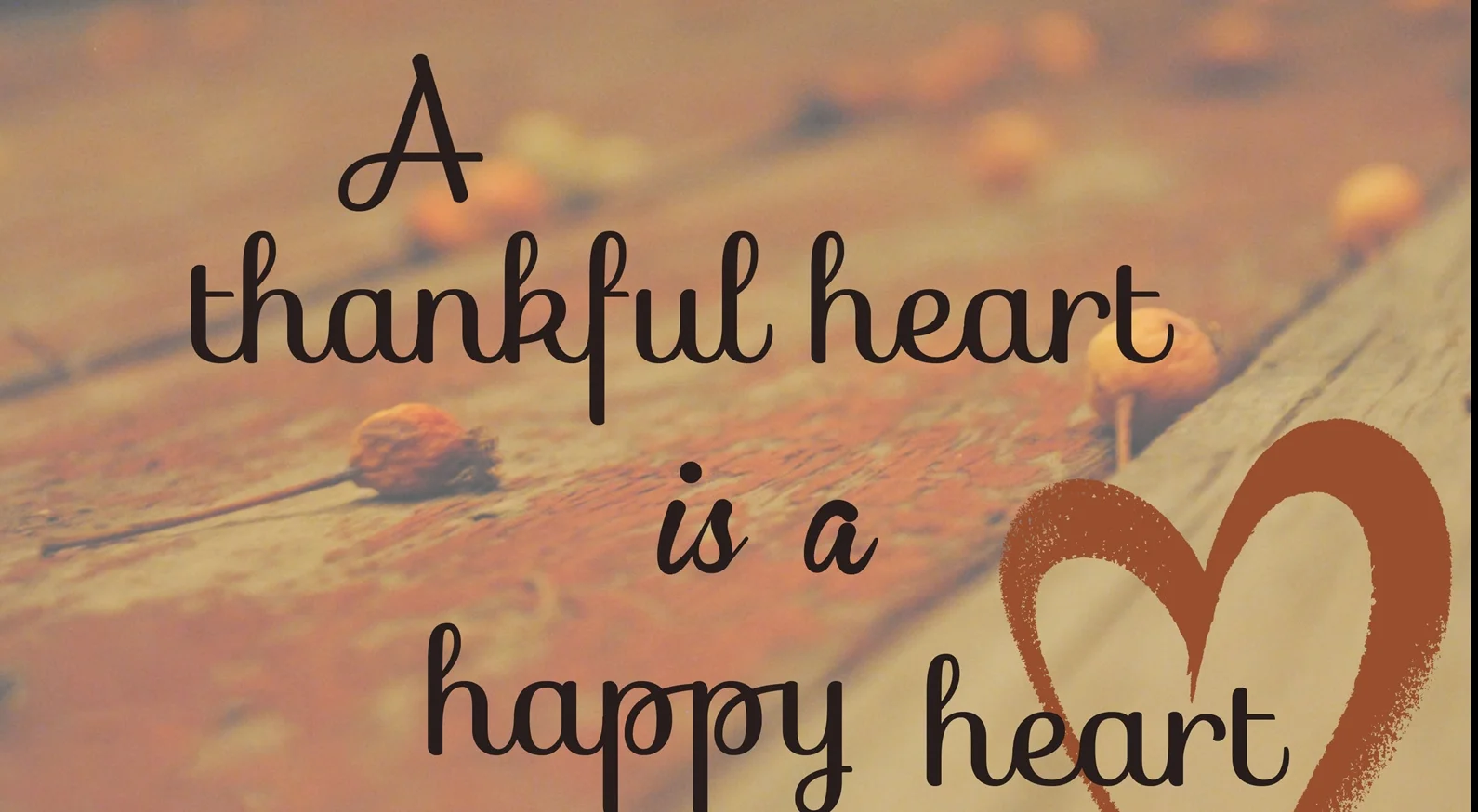 A Heart Of Thanks