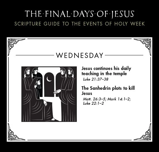The Final Days of Jesus: Wednesday