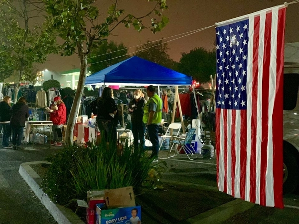 Camp for Fire Victims