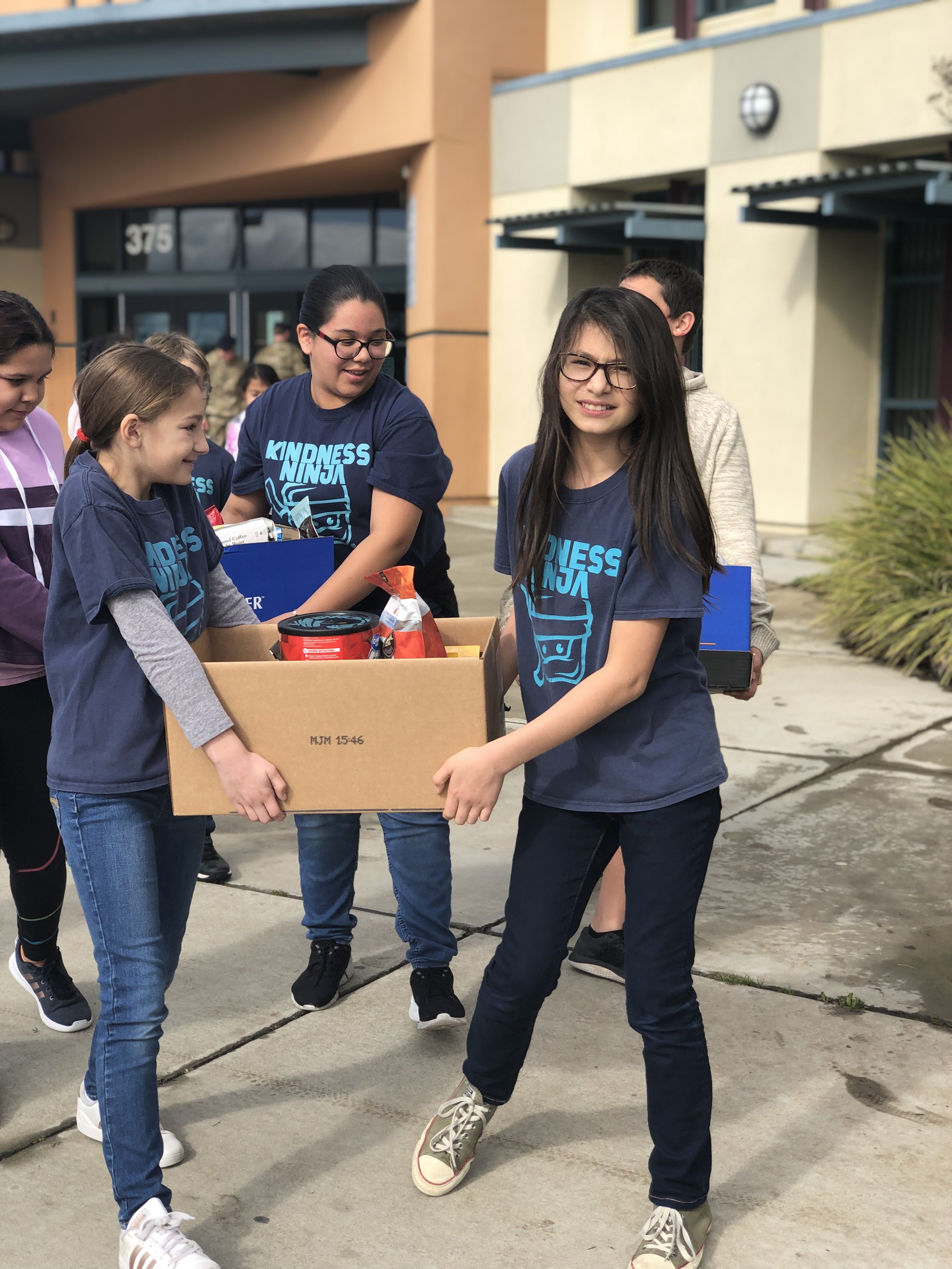 Loading coffee with the Borchardt Kindness Crew
