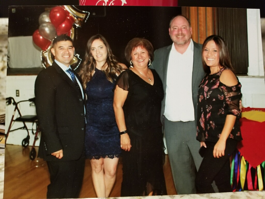 Todd with his family