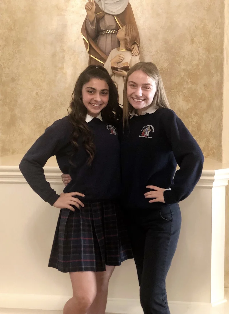 8th Grade friends, Gabby & Paige