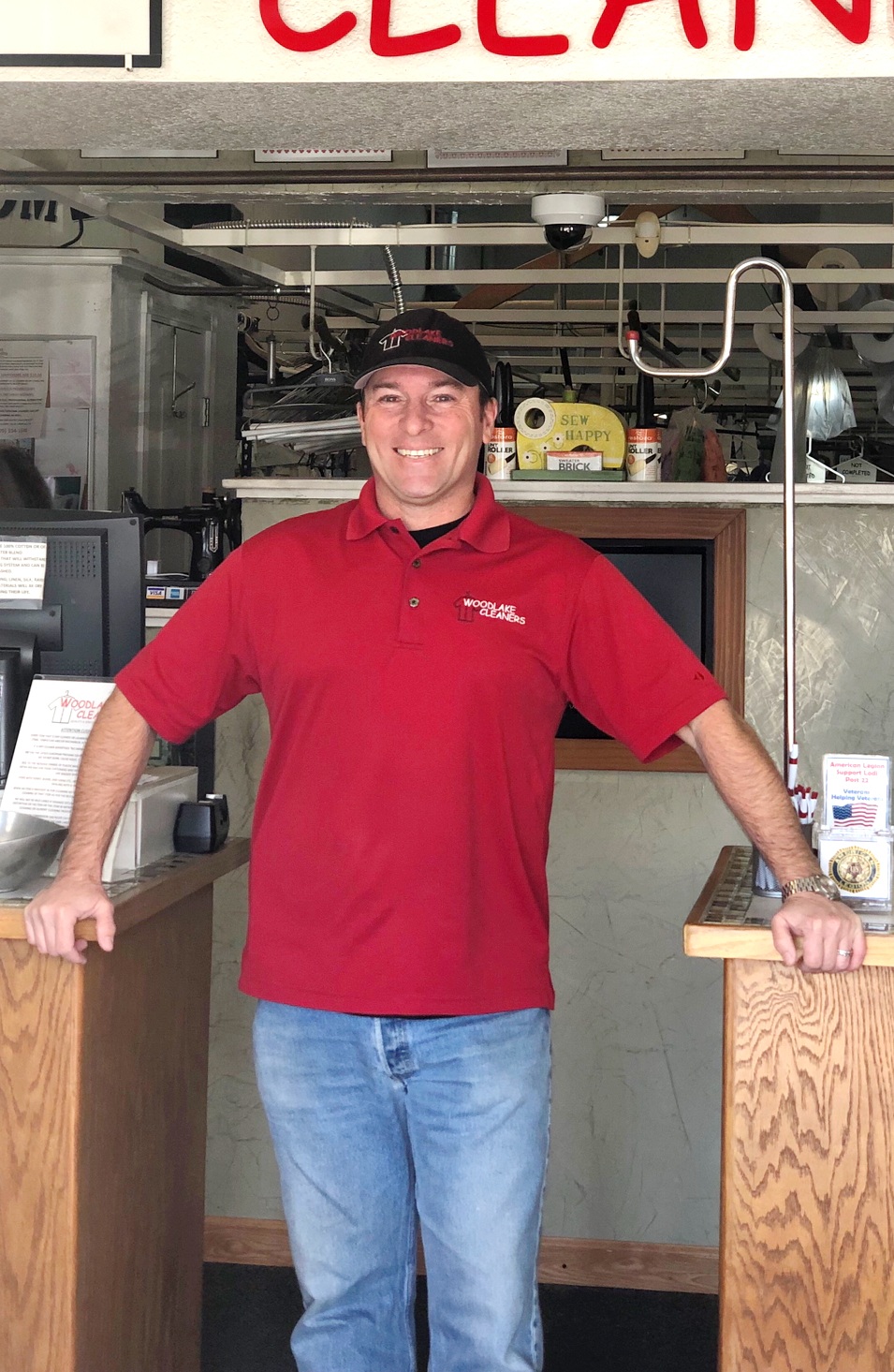 Dean Machado, owner of Woodlake Cleaners