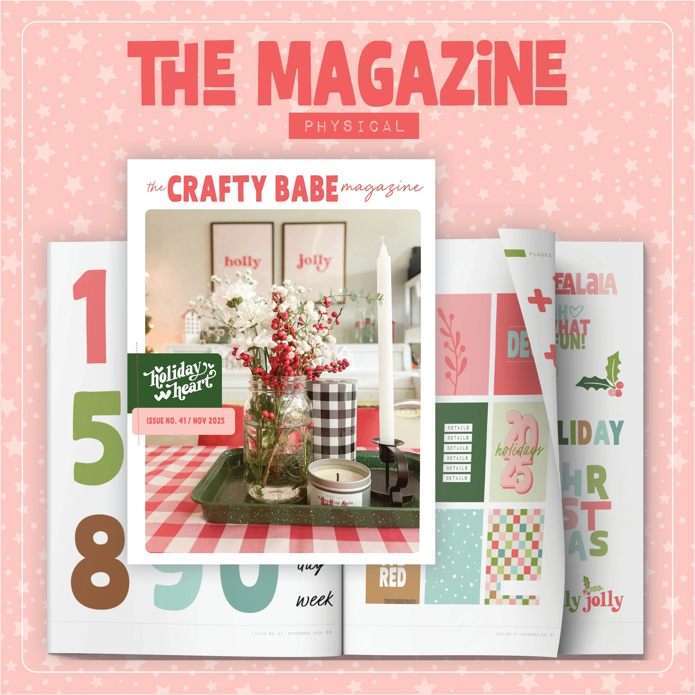 CRAFTY BABE MAGAZINE - HOLIDAY HEART - ISSUE NO. 41 (PHYSICAL) PRESALE