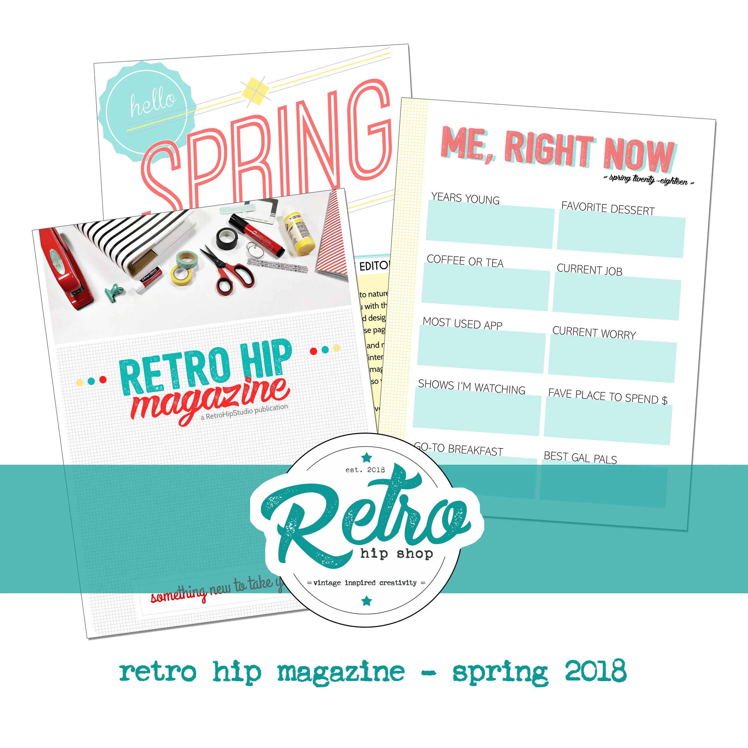 RETRO HIP MAGAZINE - ISSUE NO. 1 - SPRING 2018 (DIGITAL)