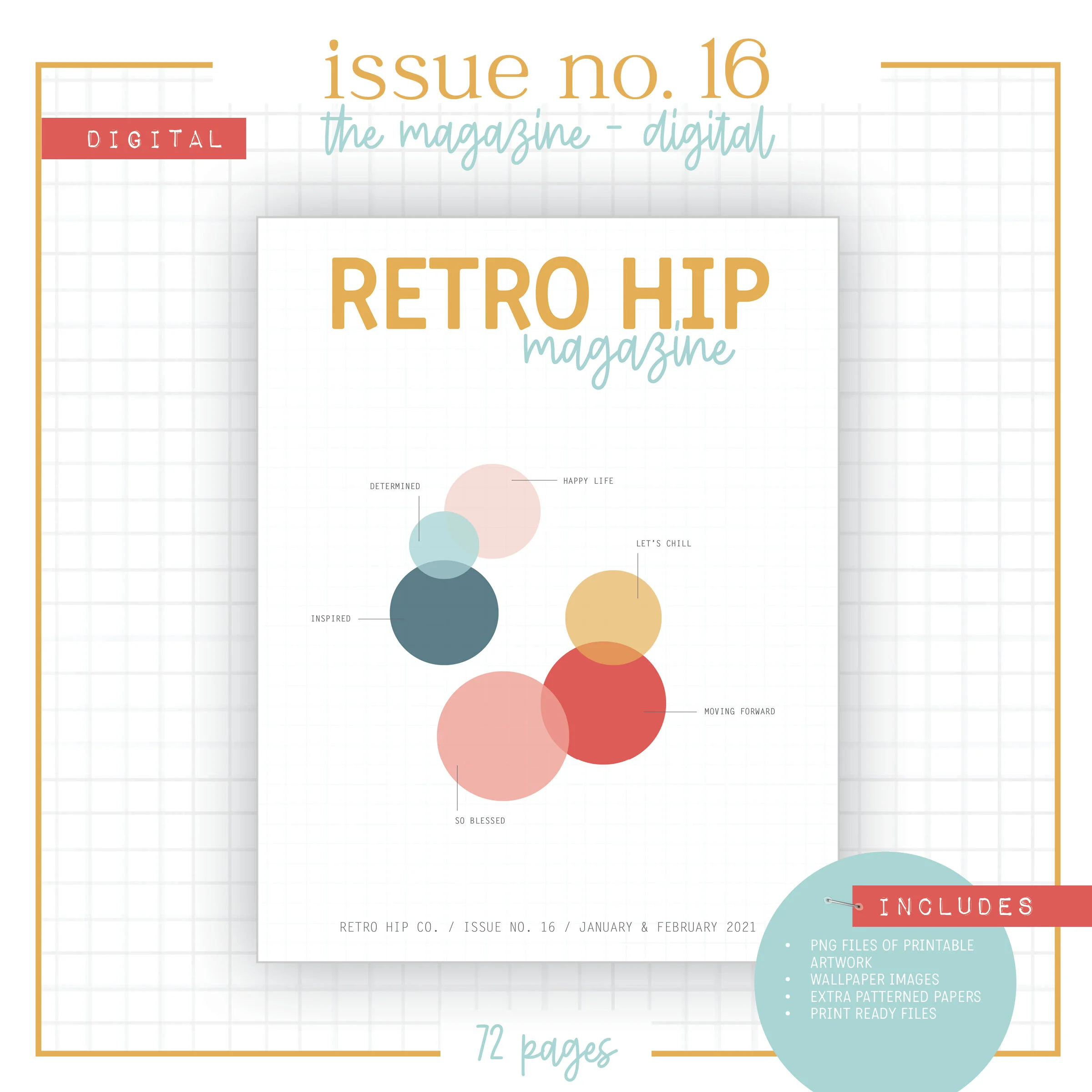 RETRO HIP MAGAZINE - ISSUE NO. 16 - GOOD VIBES (DIGITAL)