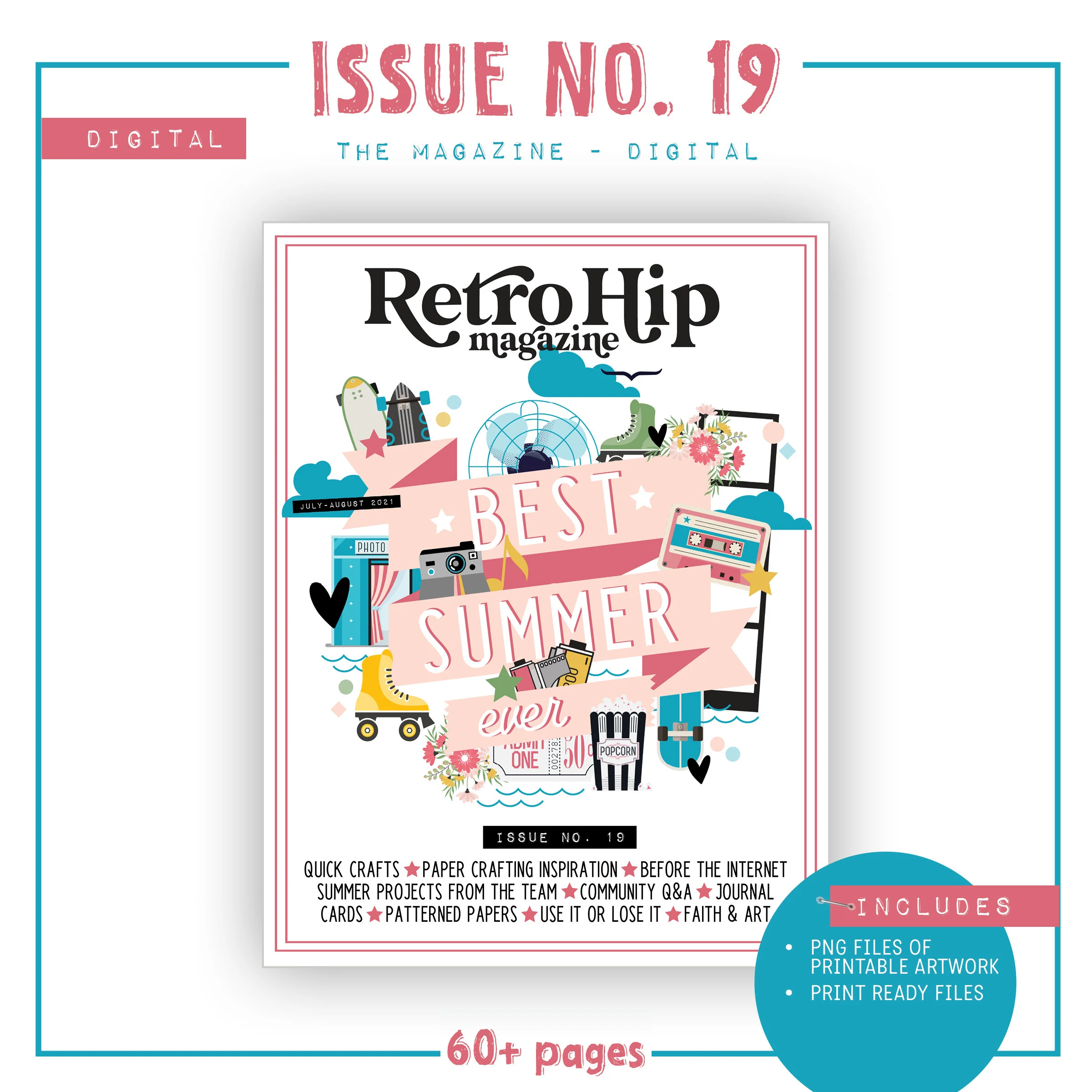 RETRO HIP MAGAZINE - ISSUE NO. 19 - BEST SUMMER EVER (DIGITAL)