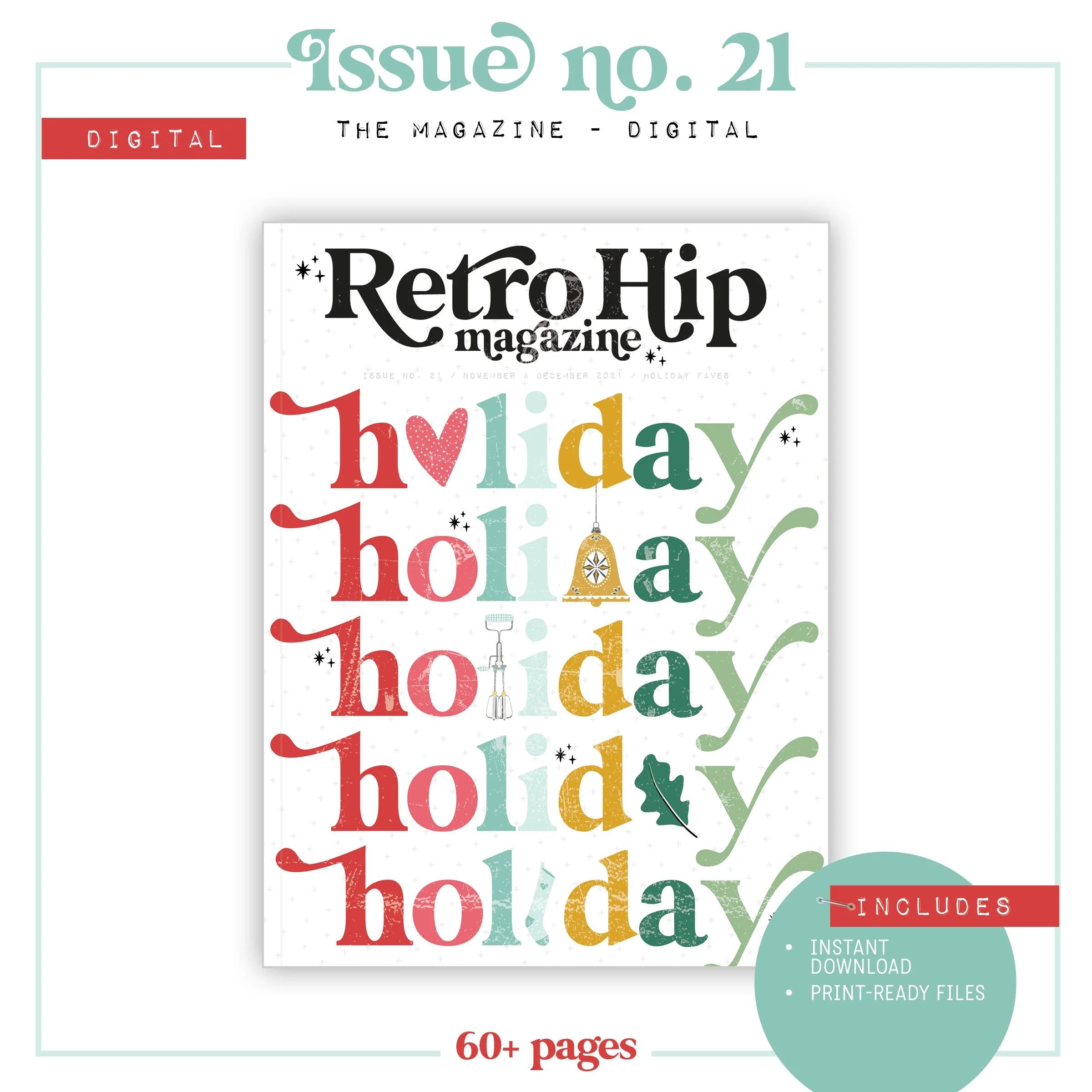 RETRO HIP MAGAZINE - ISSUE NO. 21 - HOLIDAY FAVES (DIGITAL)