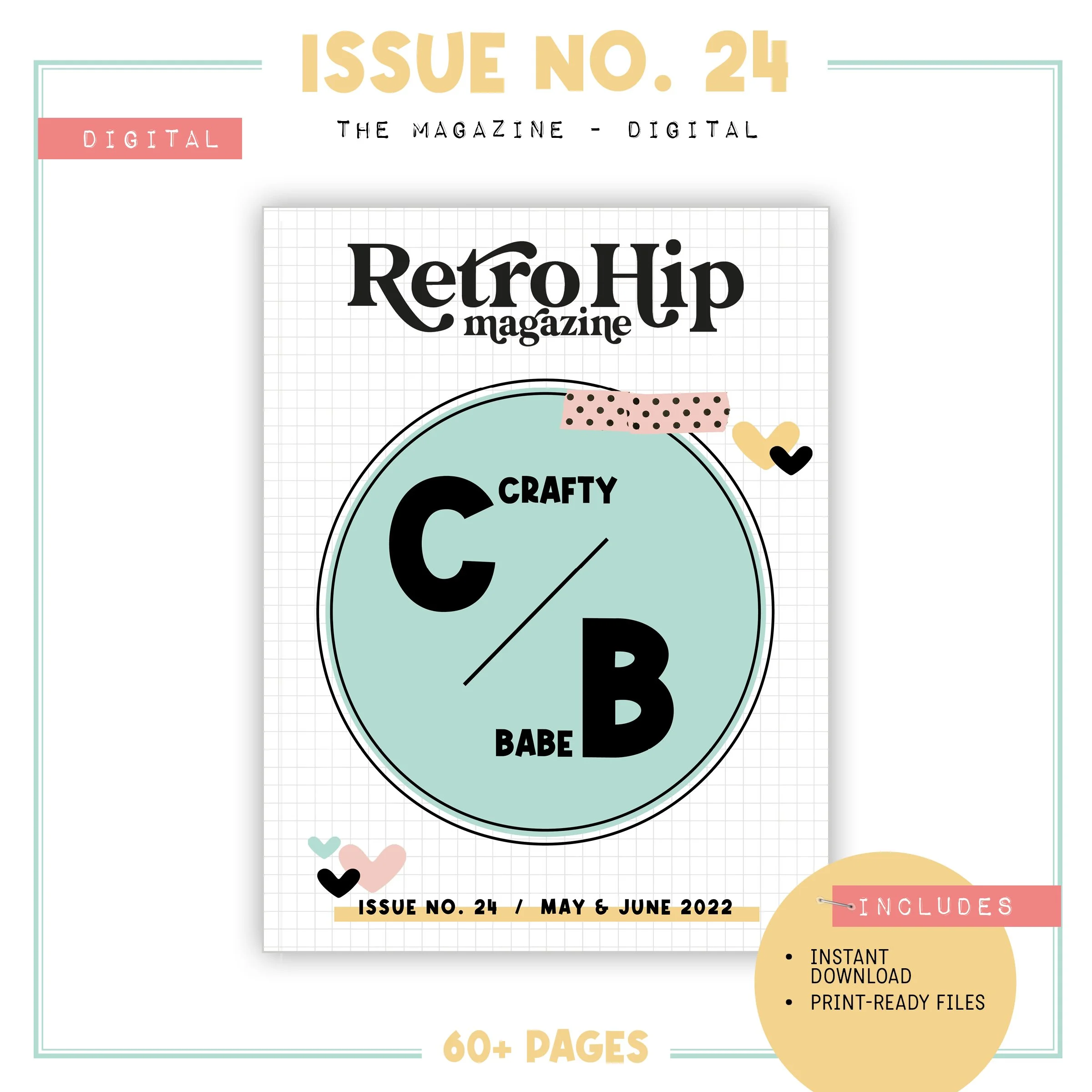 RETRO HIP MAGAZINE - CRAFTY BABE - ISSUE NO. 24 (DIGITAL)
