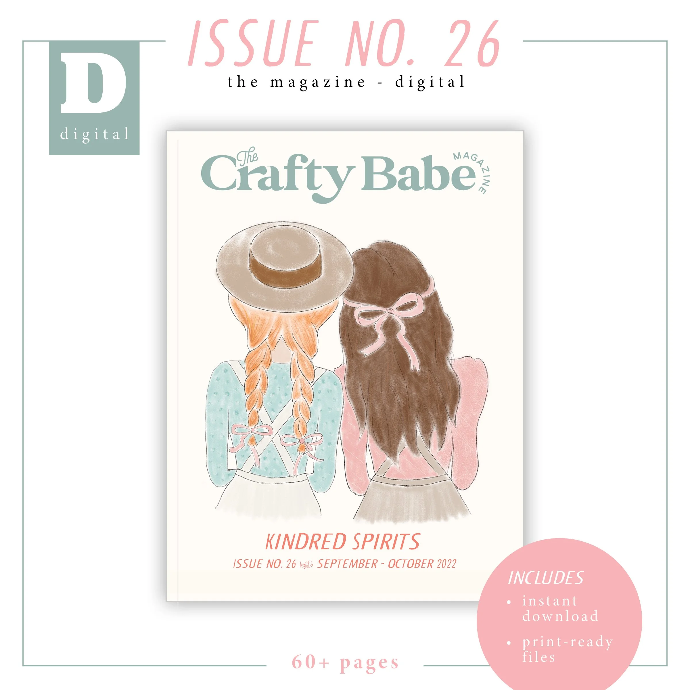 CRAFTY BABE MAGAZINE - KINDRED SPIRITS - ISSUE NO. 26 (DIGITAL)