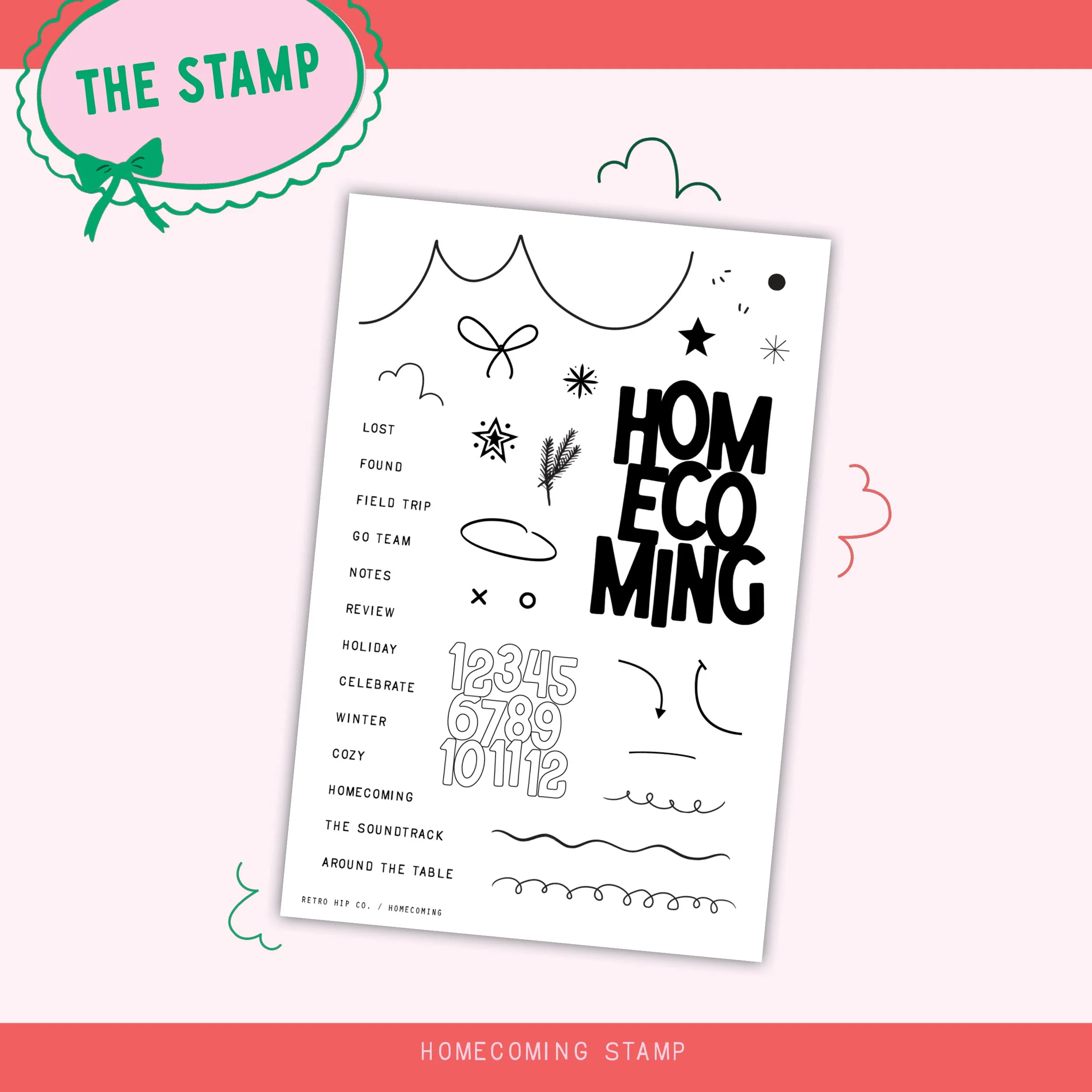 HOMECOMING STAMP (PRESALE)