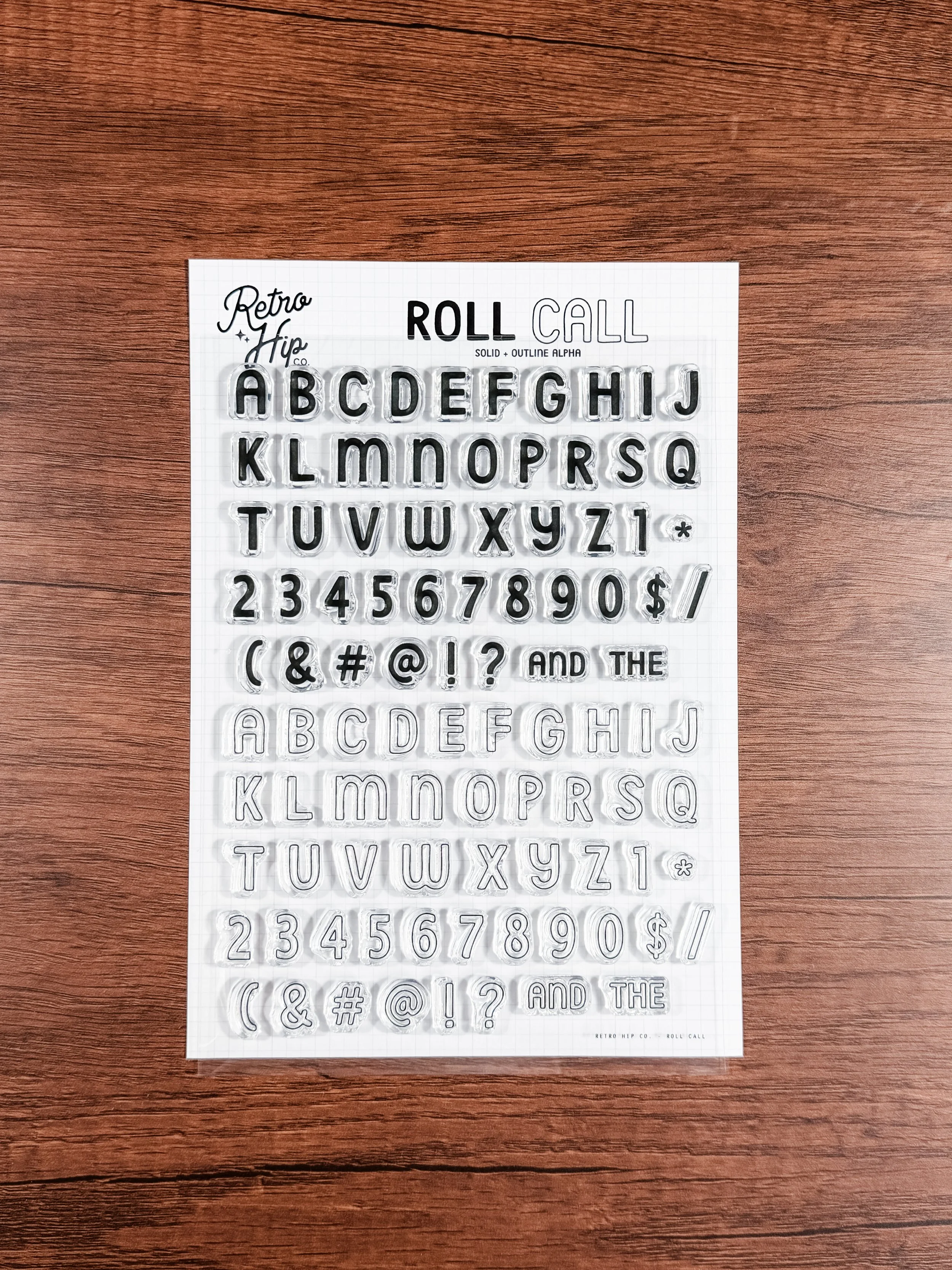 ROLL CALL ALPHA STAMP