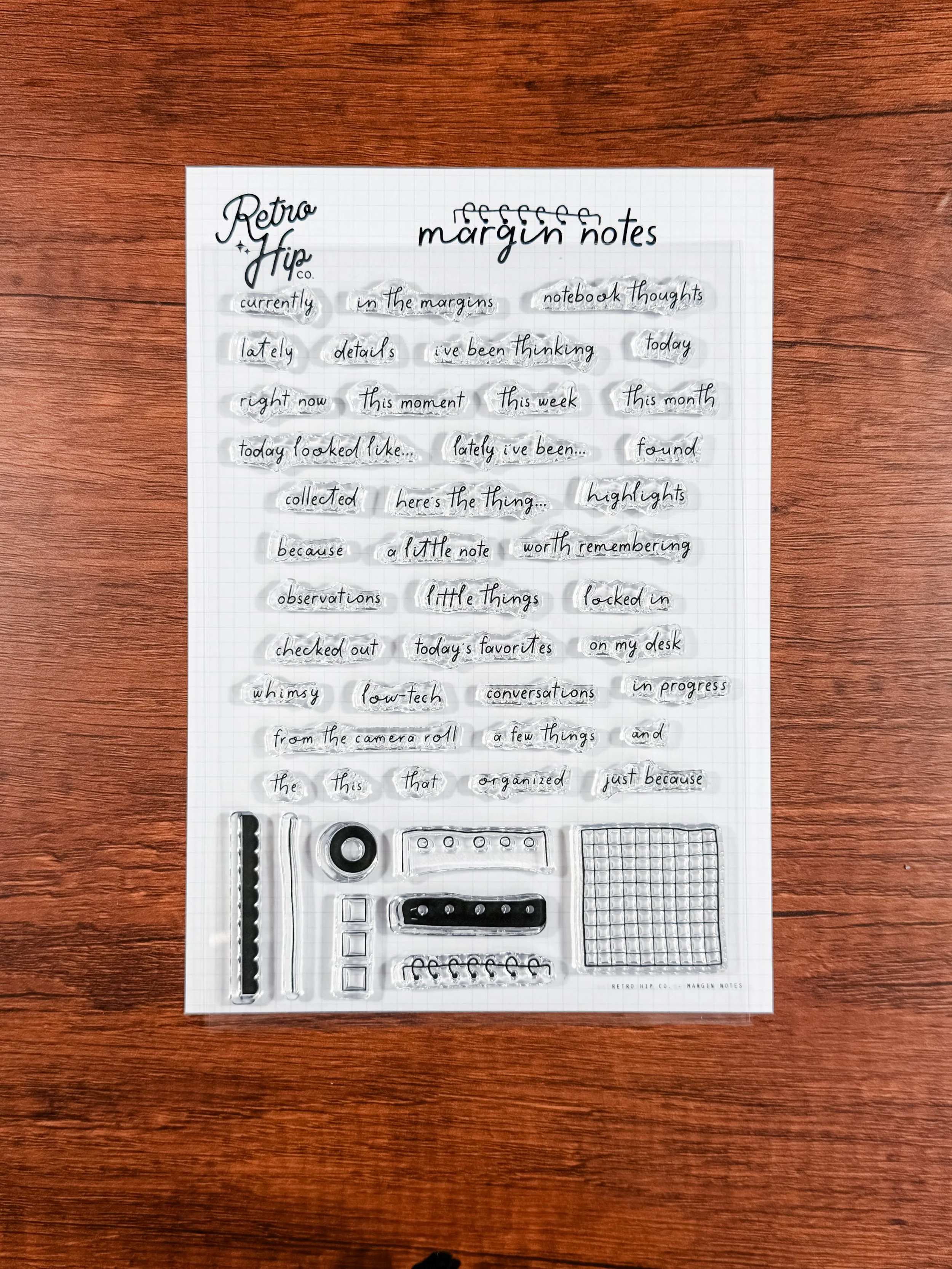 MARGIN NOTES STAMP