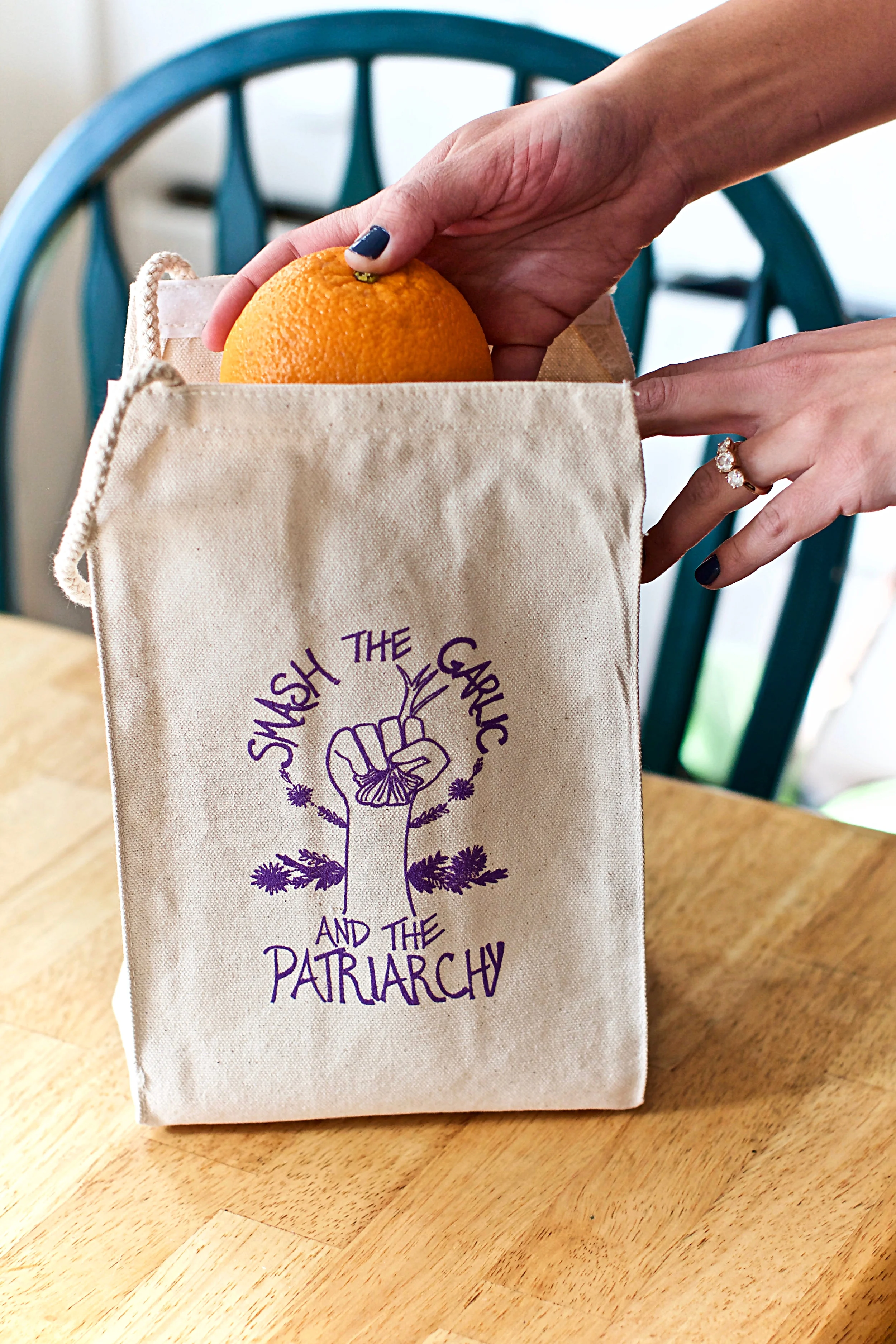 SMASH THE GARLIC AND THE PATRIARCHY GOODS BY OVERSEASONED.COM