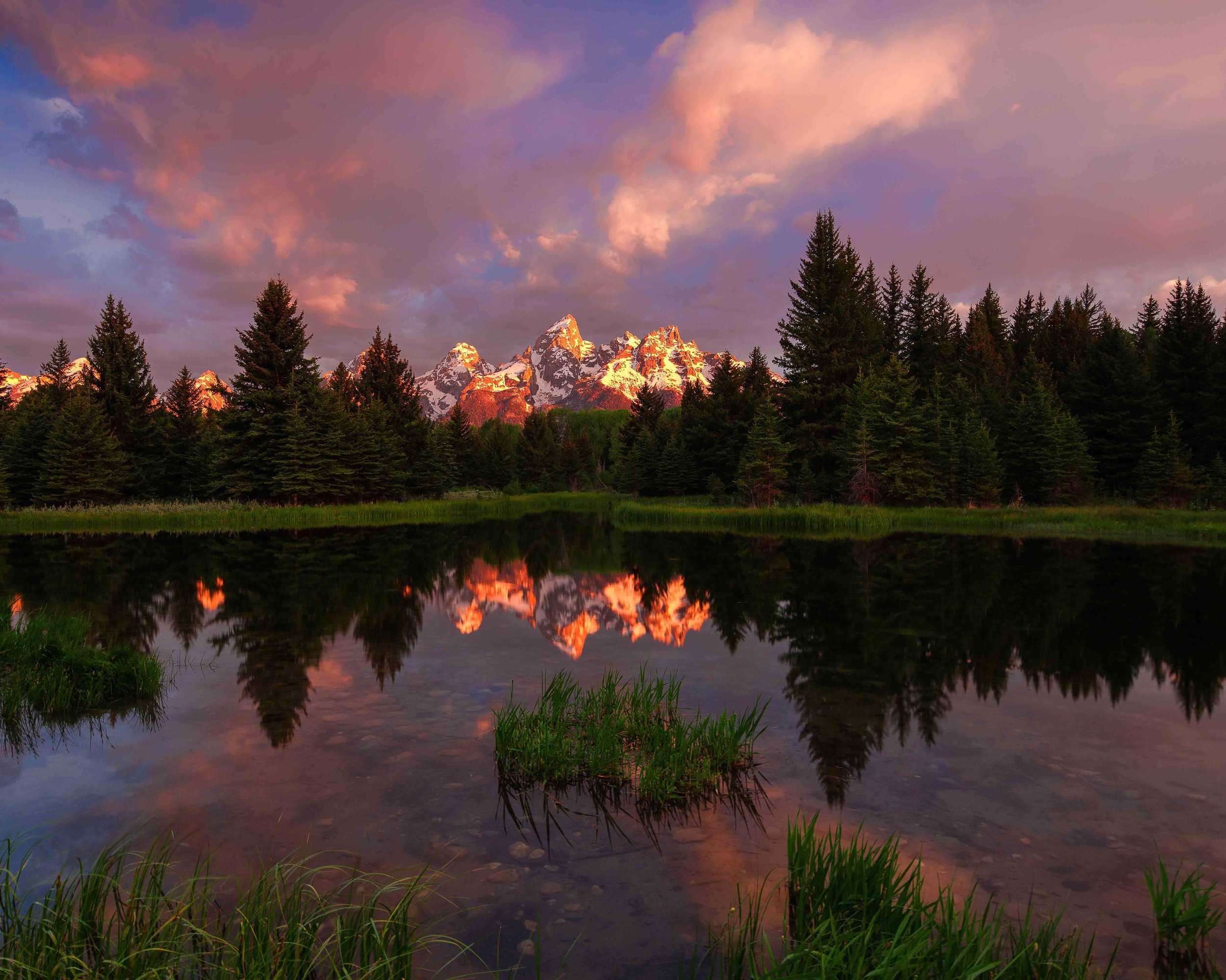 Sunrise at Schwabacher Landing