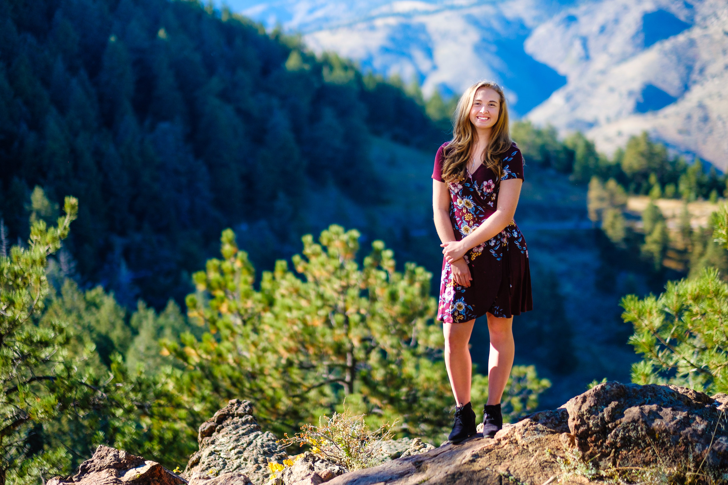 Isabell's Senior Picture at Lookout Mountain