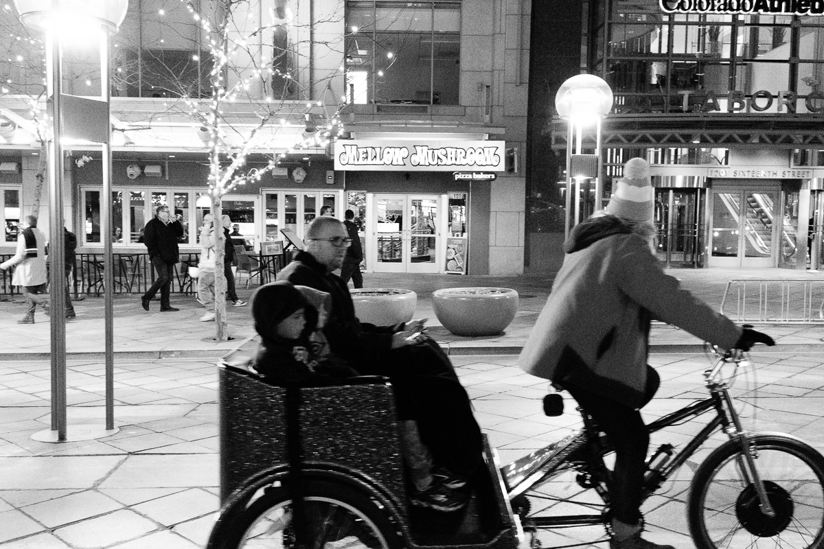 Bike Carriage Rides along the 16th Street Mall