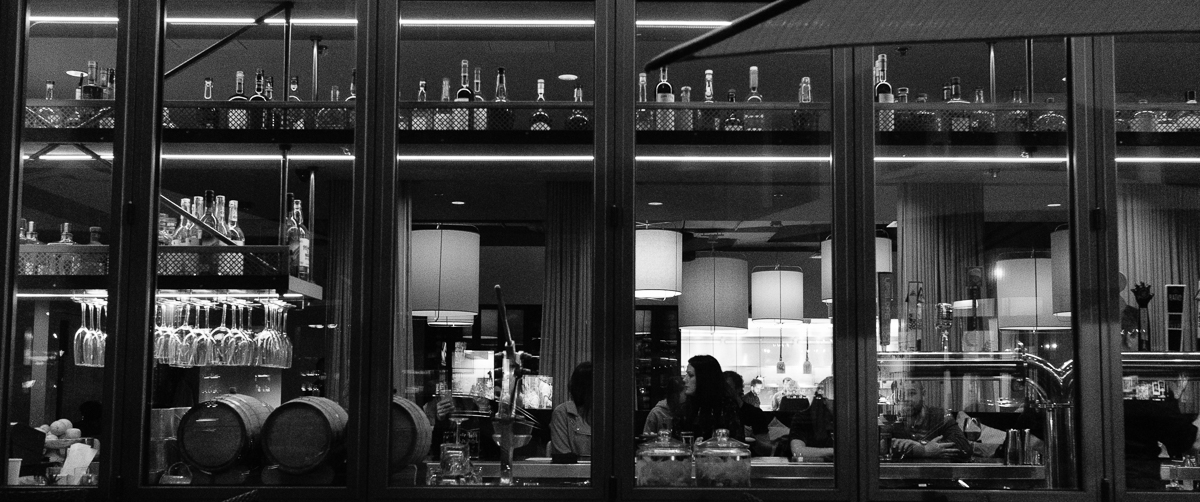Enjoying spirits at the Dairy Block