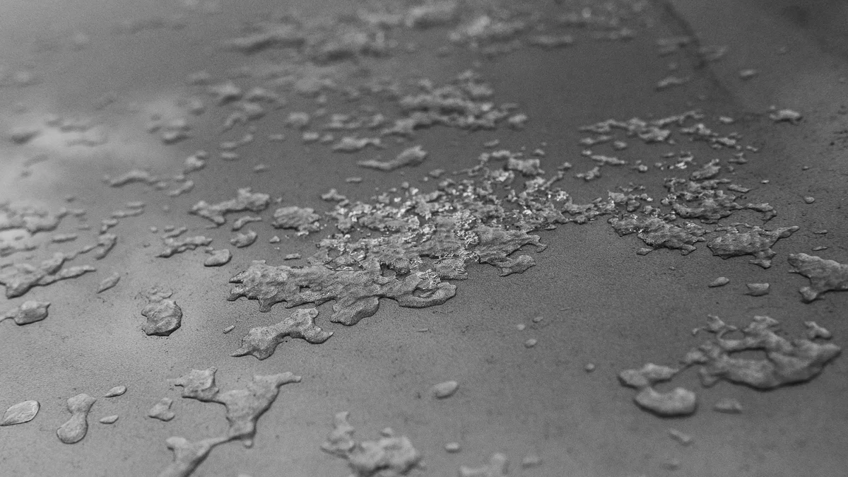 Day 25 - 365 Day B&W Photo Challenge - Ice formations on the car - Fuji XT-3, XF35mm f/2