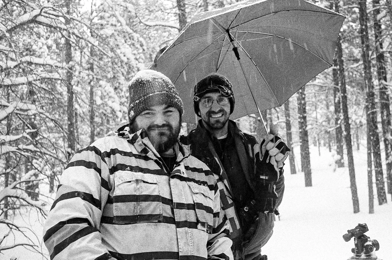 Ryan and Chase along the trail
