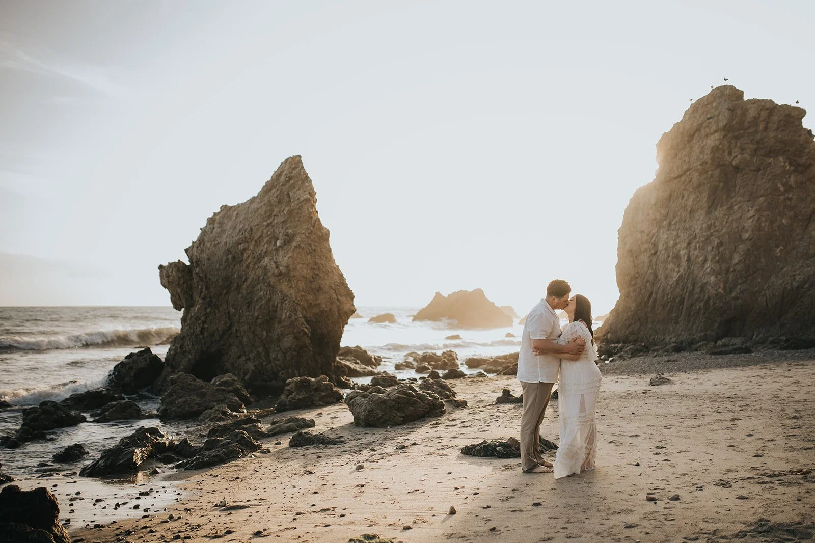  matador beach engagement session  