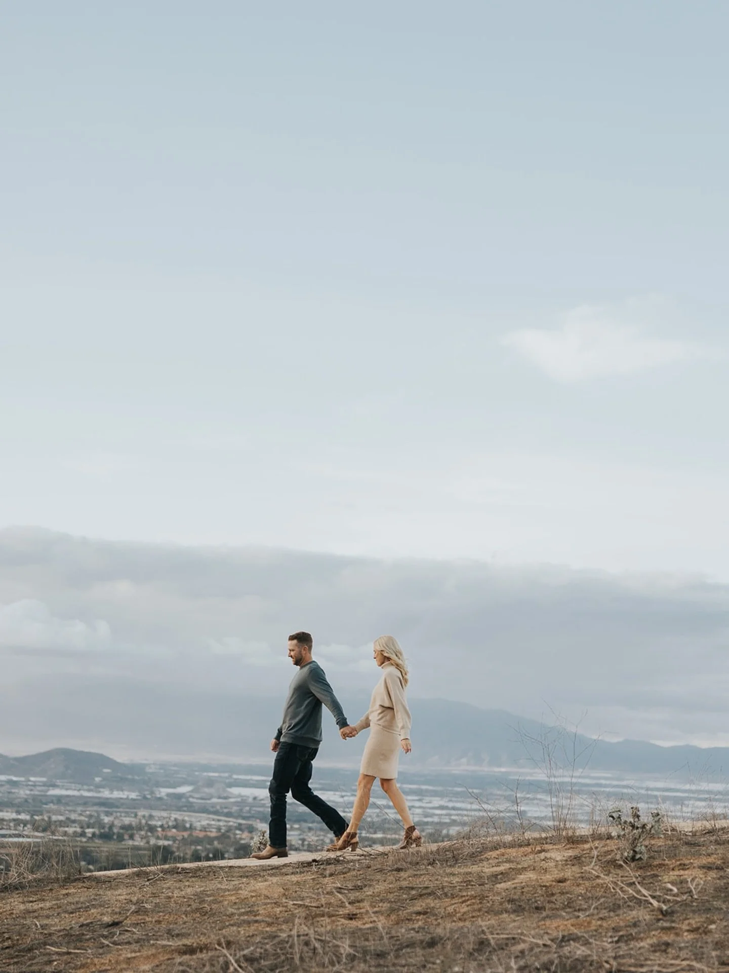 Exploring up in the hills with these two was a good time! Such a fun engagement shoot!