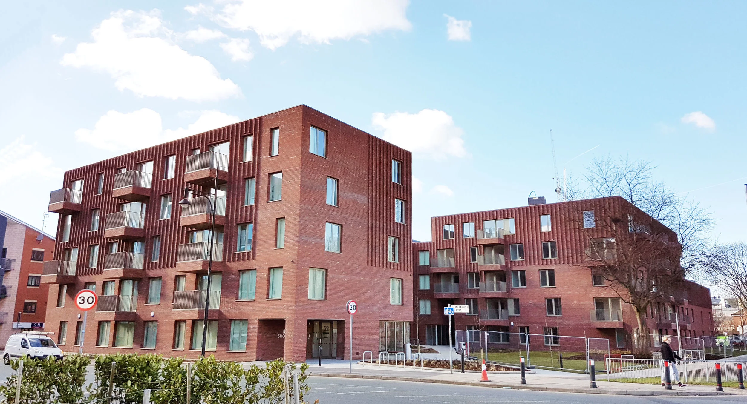 Date: Complete June 2018 (estimate) Stage: WS3 - 6 (JCT DB 2016) Value: £12m Co-ordinated the post-novation design services (WS3+ to WS6). Acted for the practice as the sole Manchester-located personnel for the project, liaising with contractor, client (PM) and project team - the architectural production team were based at practice HQ in the Netherlands.