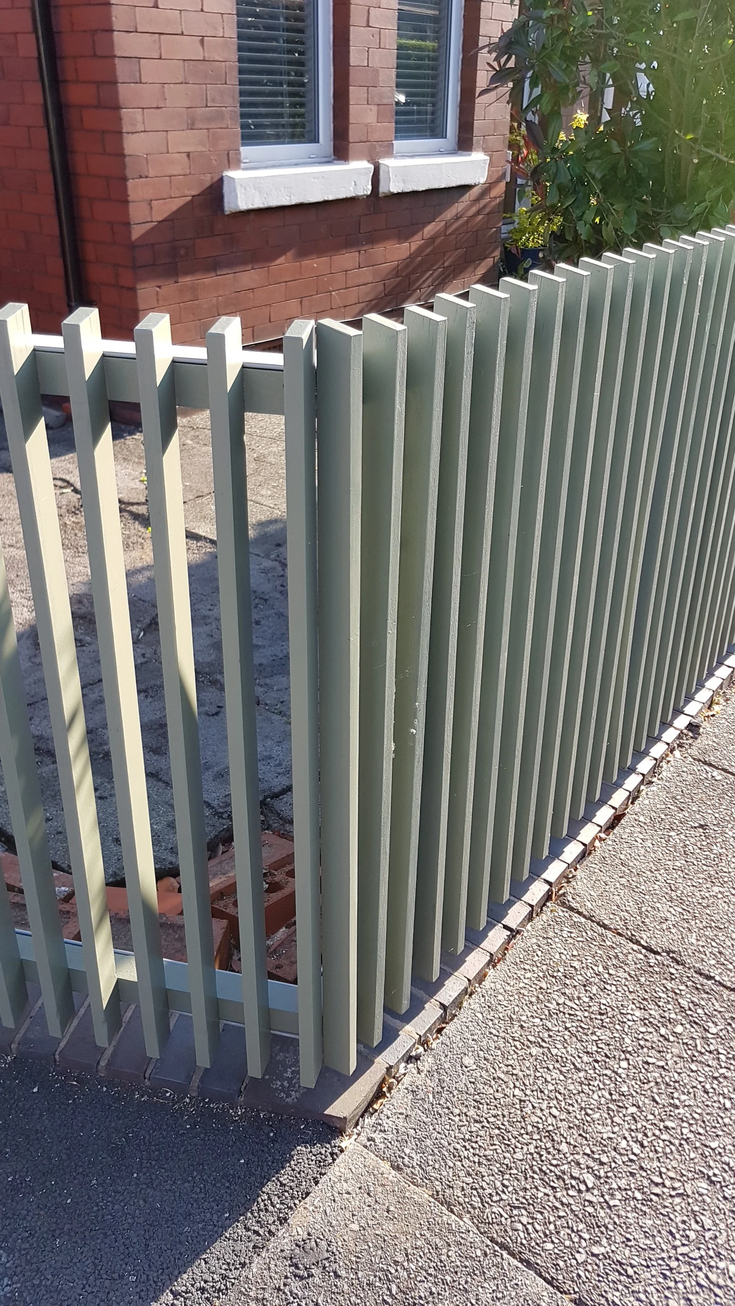 Corner slats detail