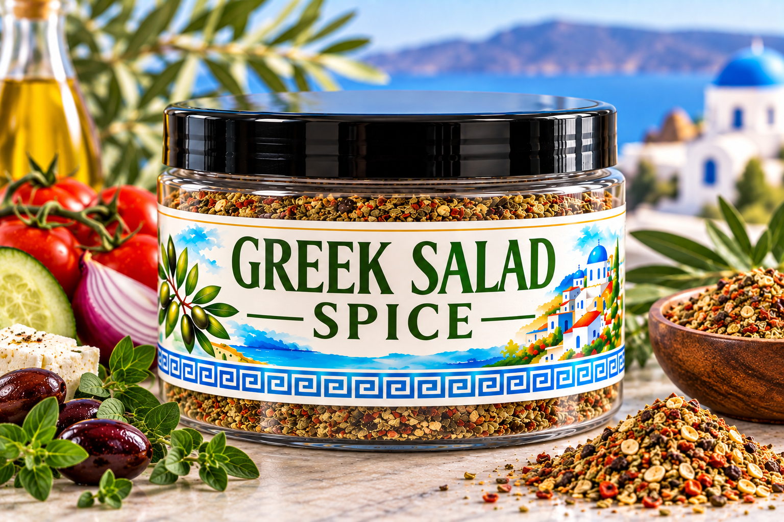 Simply Greek™ Greek Salad Spice - Individual Can