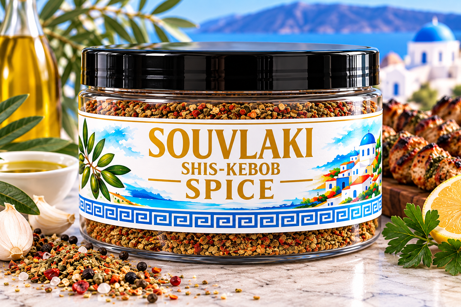 Simply Greek™ Souvlaki Shis-Kebob Spice - Individual Can