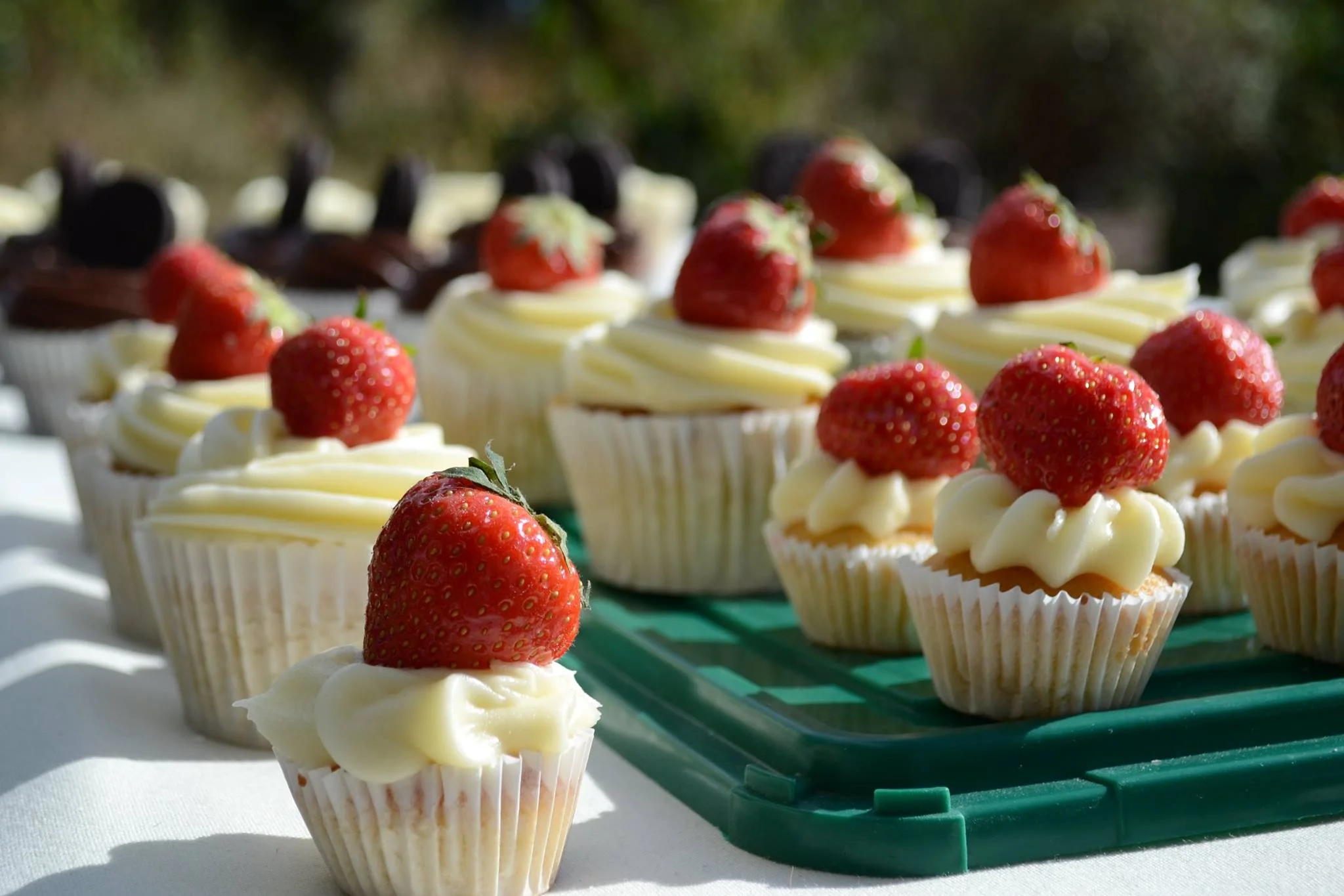 Cupcakes stall during our Abundance Day.