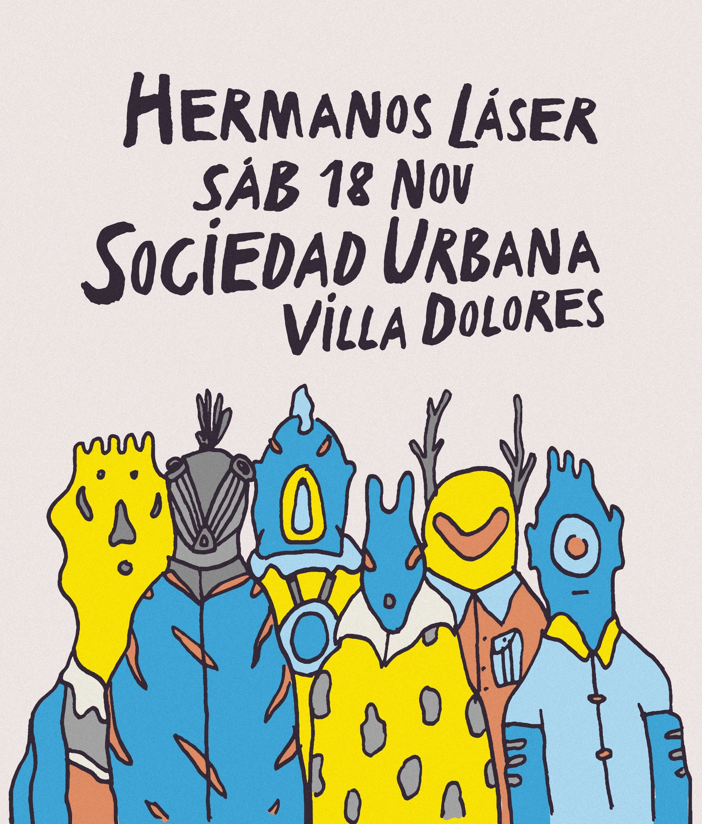 En vivo Sáb. 18 Nov. en Sociedad Urbana , Mvd