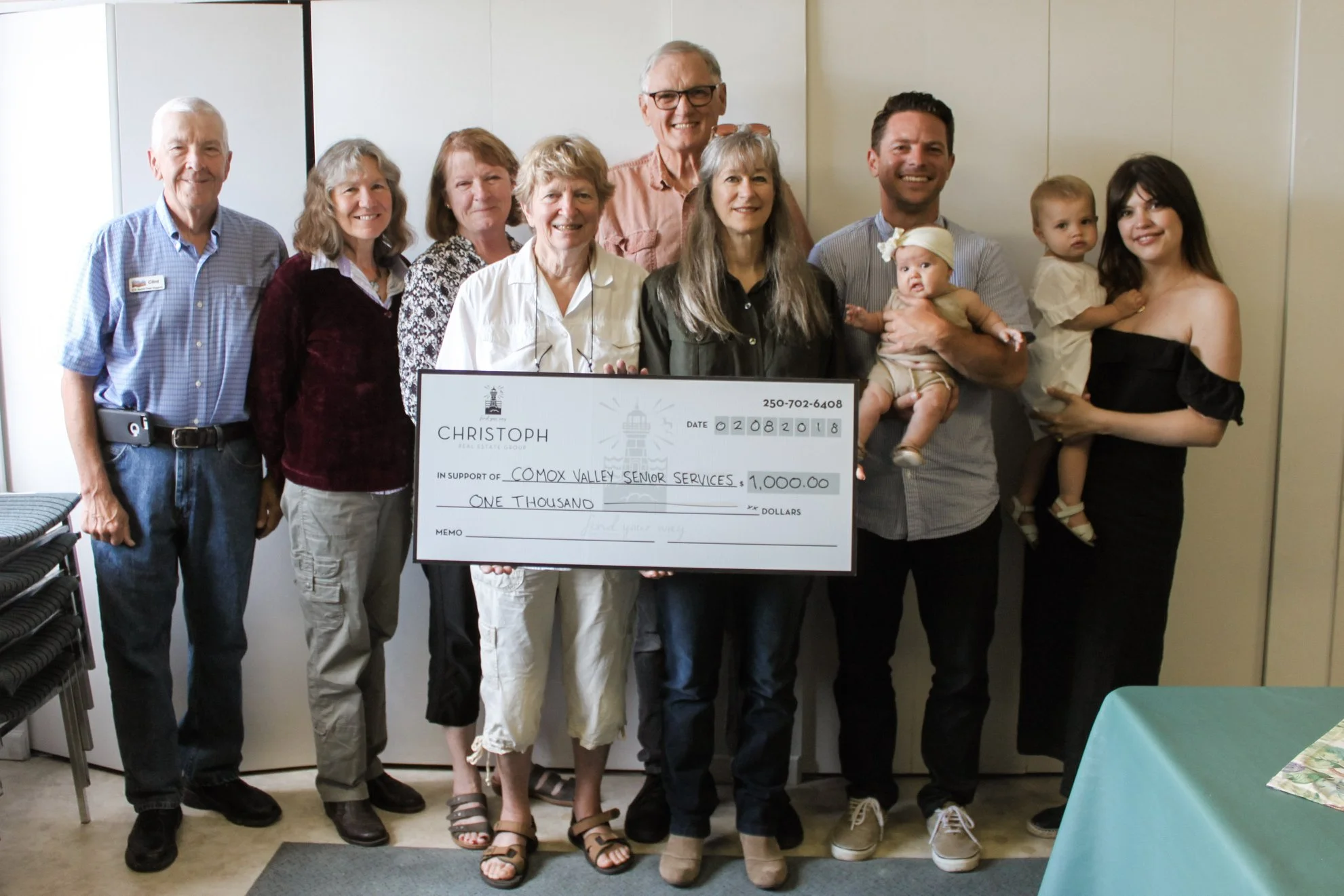 Comox Valley Senior Support Society - Donation