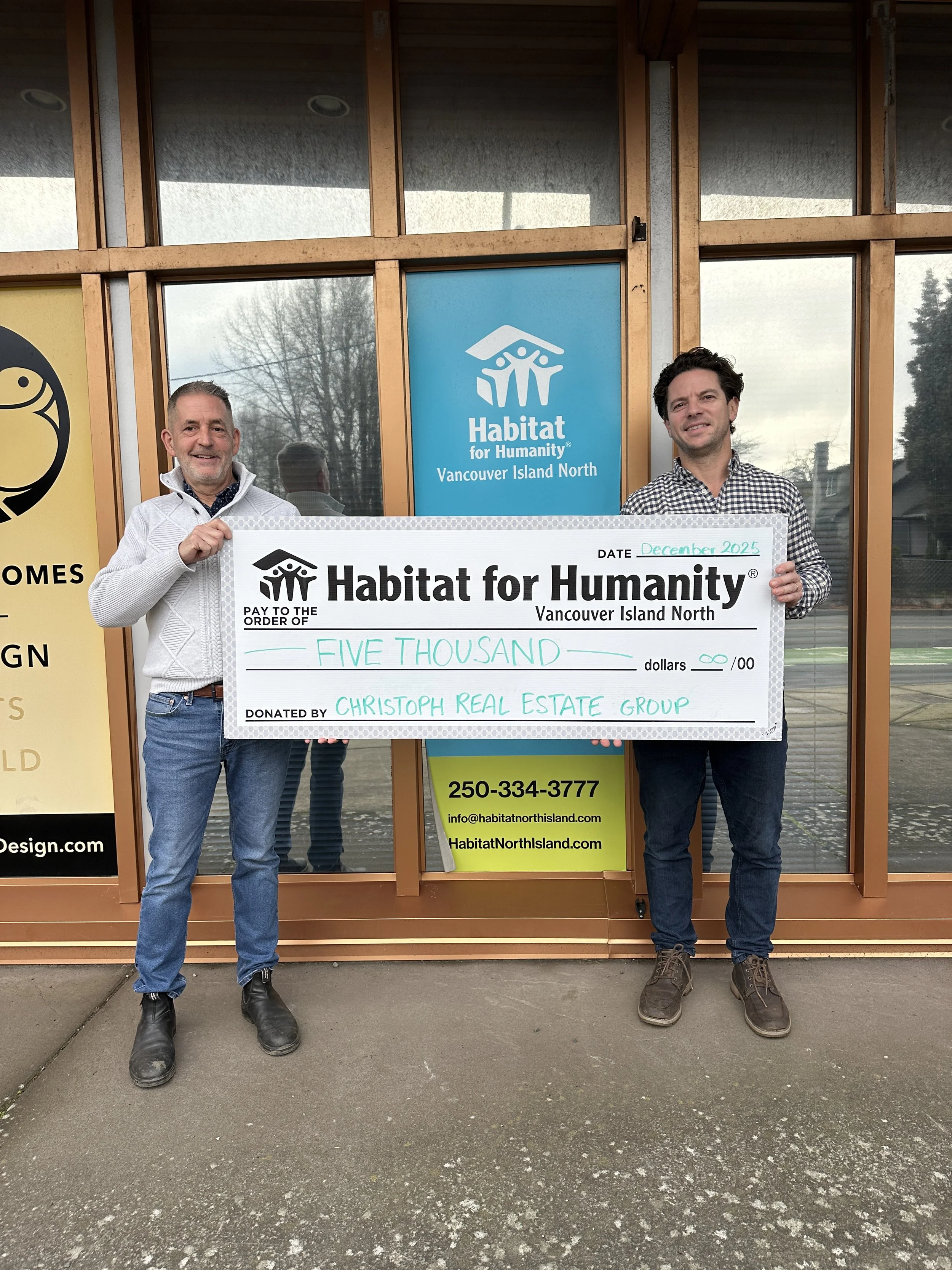 Supporting Habitat for Humanity Vancouver Island North