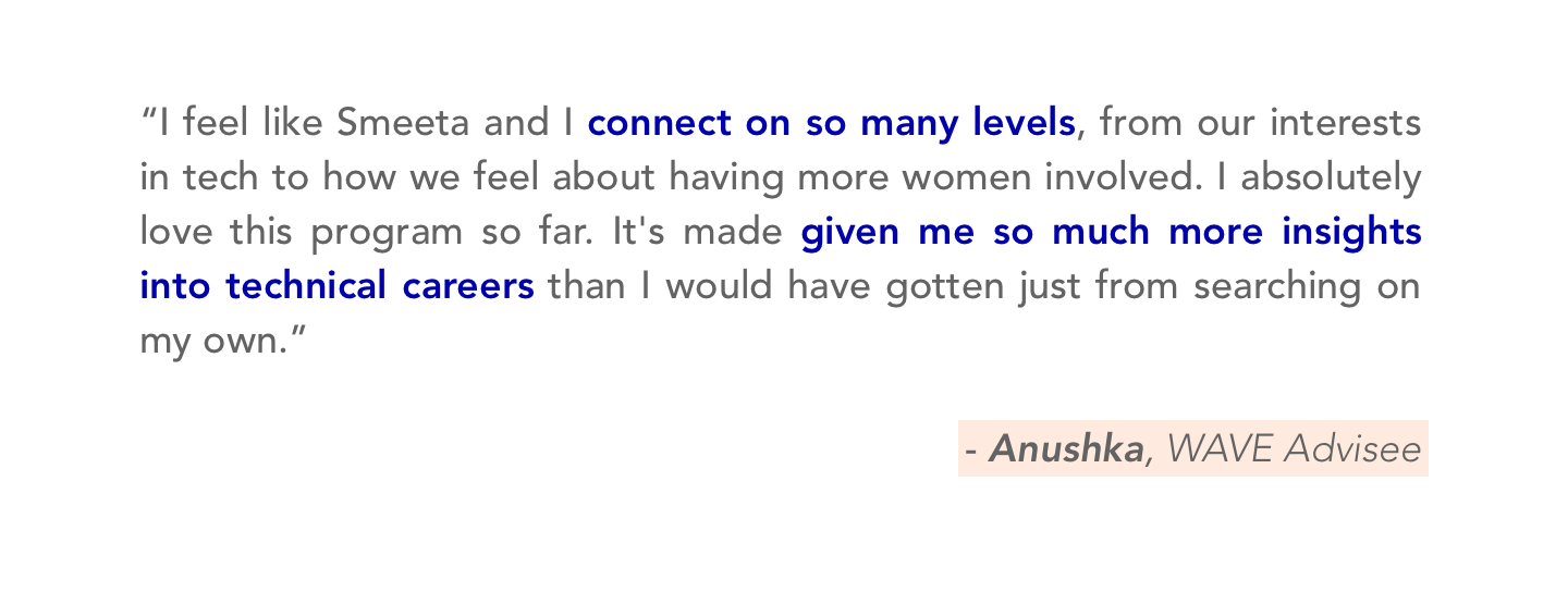 Testimonial on mentorship