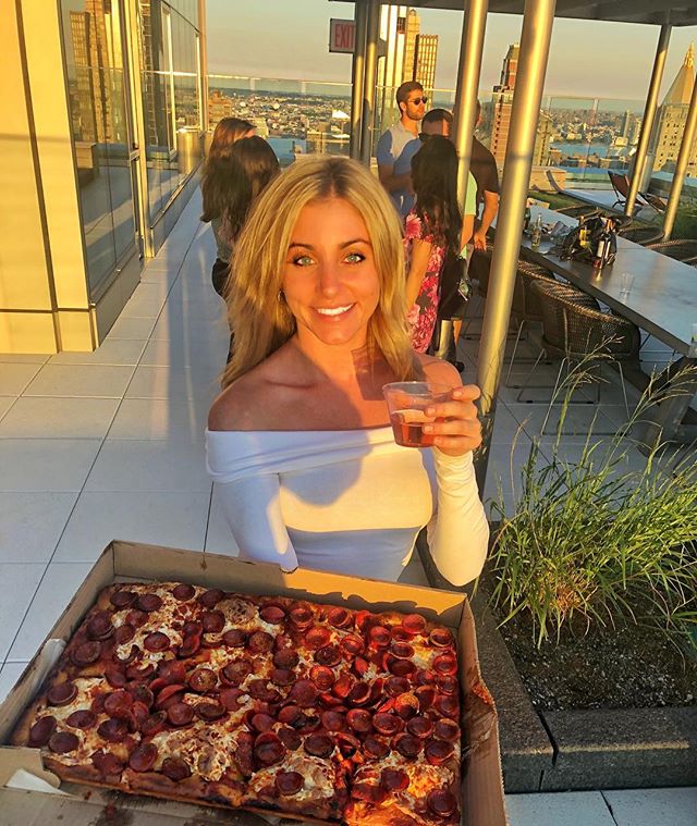 This weather can&rsquo;t be more perfect 🙌🏻 If you have a rooftop, use it. Bring bottles of ros&eacute; and @postmates pizza from @psp_nyc or @rubirosa_nyc - WARNING⚠️ to guys - there is nothing less attractive then suggesting drinks on your roofto