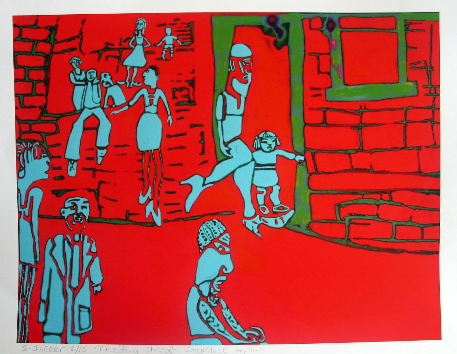 'Watermelon Street Scene’