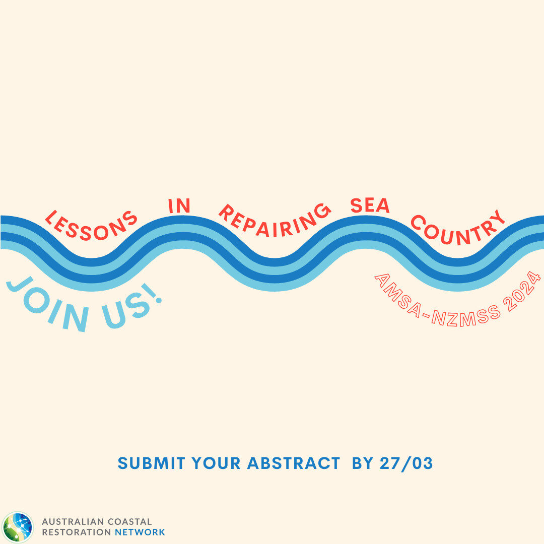 Join us for the session 'Lessons in repairing sea country' at the AMSA-NZMSS 2024 Conference in Nipaluna, Hobart, Tasmania! 🌊

15-20th September, 2024.

Submit your abstract by Wednesday 27th March at: https://www.amsa2024.amsa.asn.au/abstracts

#AC