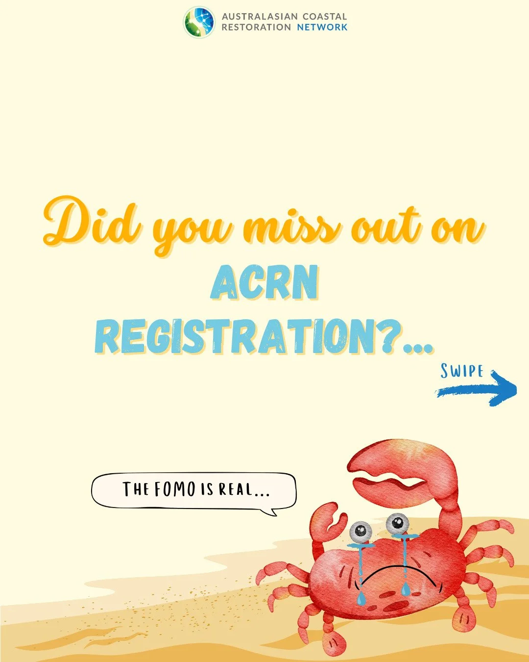 Did you miss out on registration for the ACRN?

We know that everyone&rsquo;s pretty busy and that time is a gift.

So, we thought&hellip; who doesn&rsquo;t love having MORE time?!

For that reason, we have extended our registration deadline to Augus