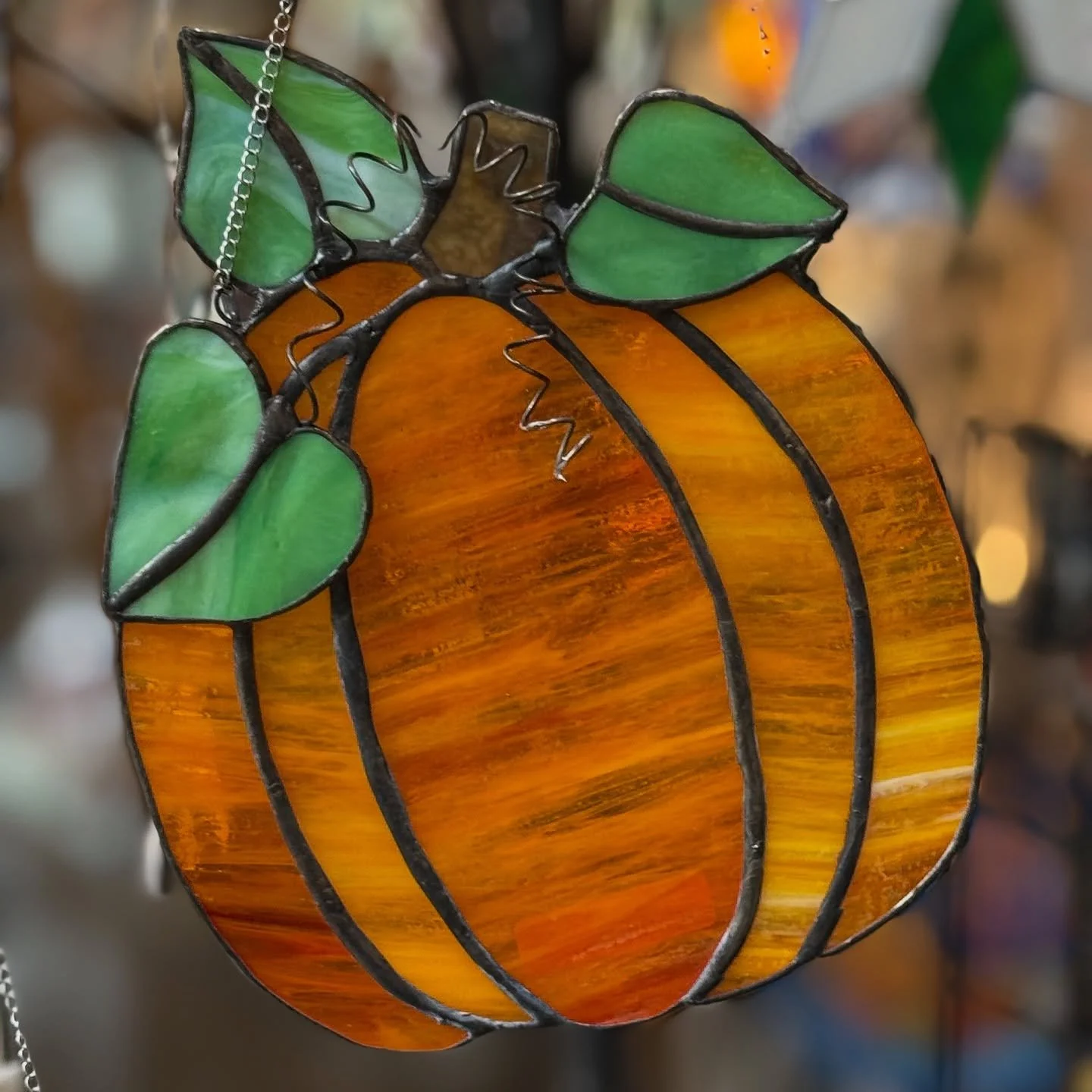The GREAT stain-glass Pumpkin 🎃 🍃
