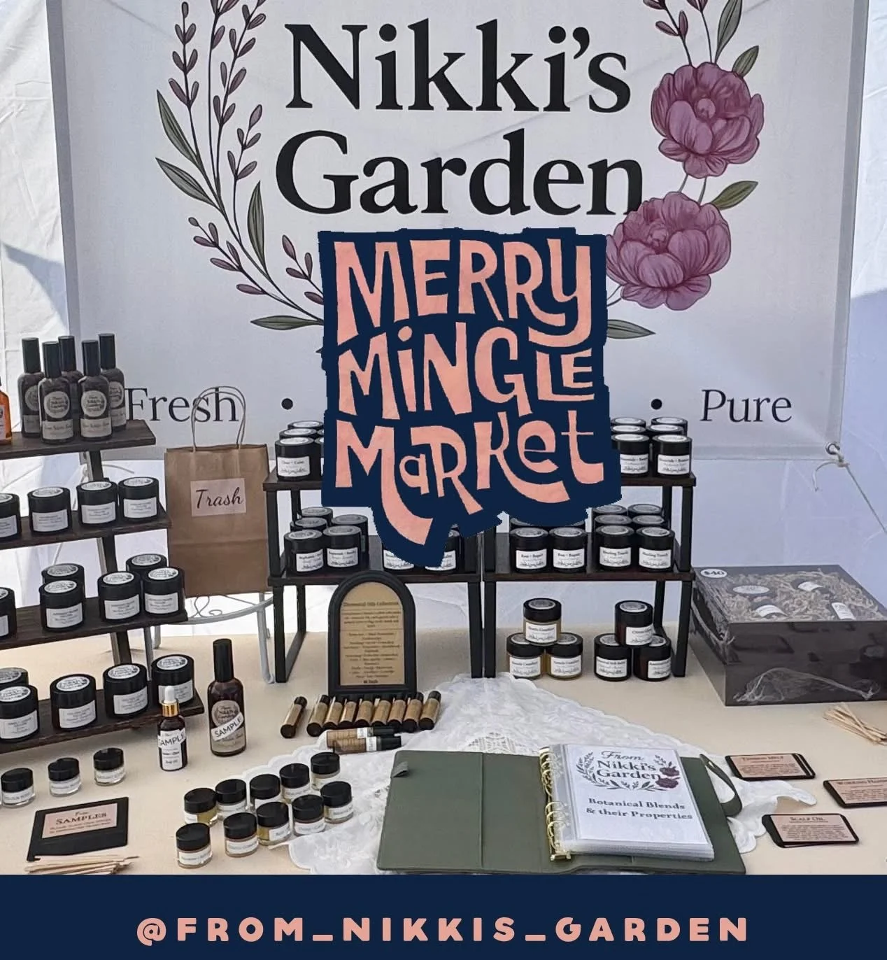 VENDOR SPOTLIGHT ✨ 

From Nikkis Garden - Nikki

Nikki&rsquo;s Garden, offers a wide variety of handcrafted, small-batch products including herbal skincare, whipped tallow, healing balms, beeswax candles, wax melts, infused salts, a create your own t