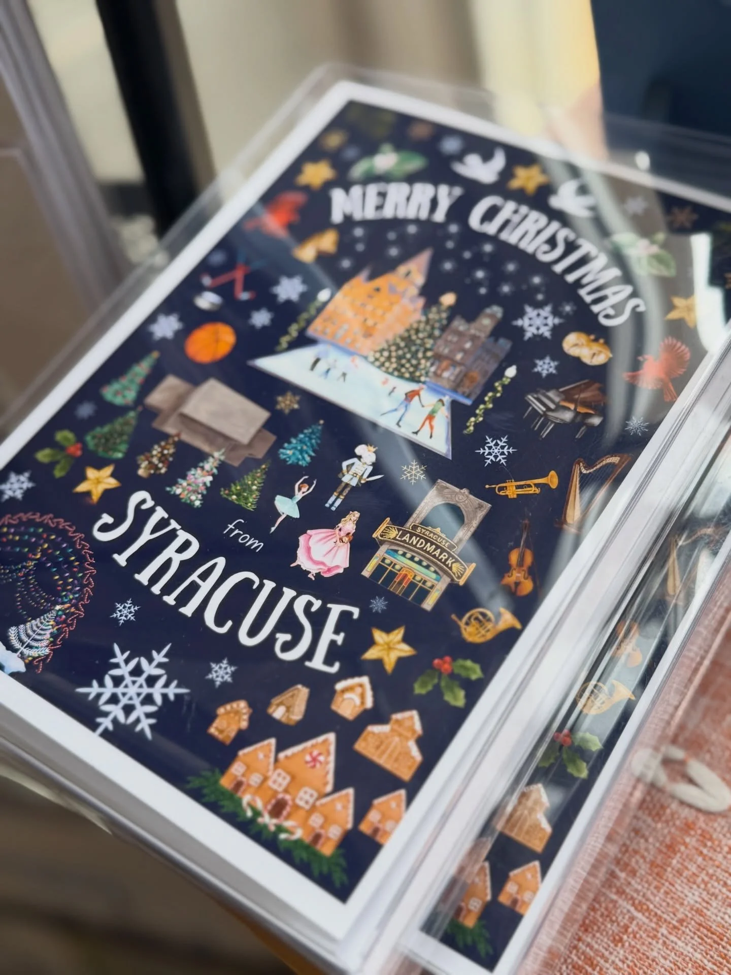 Card packs featuring downtown staples by @laketownlove