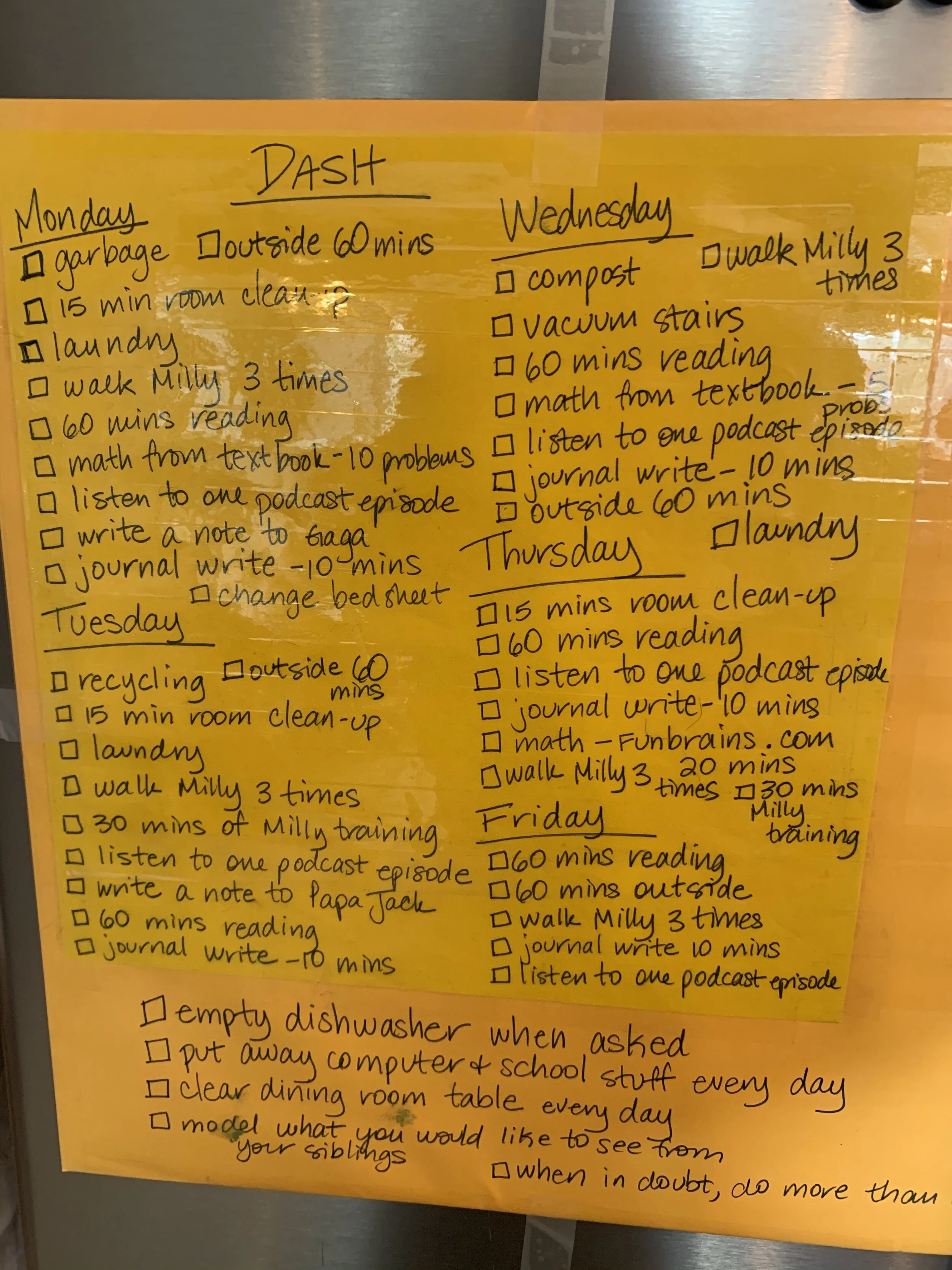 Offline Learning, Day One