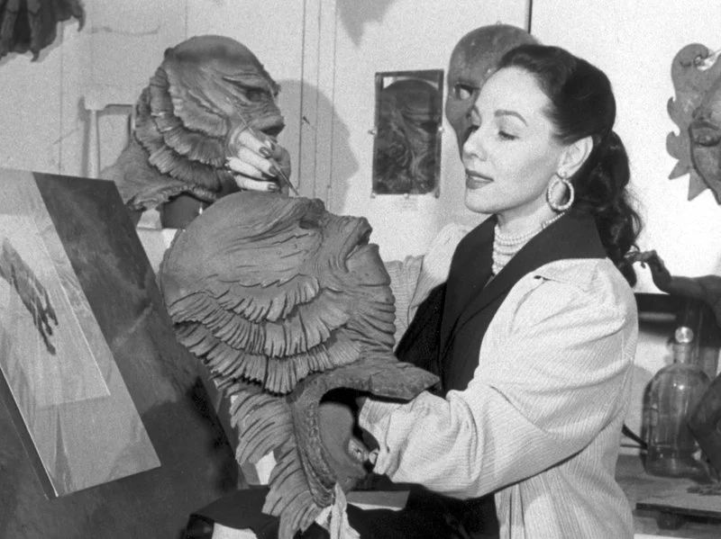 Millicent Patrick designing the Creature from the Black Lagoon