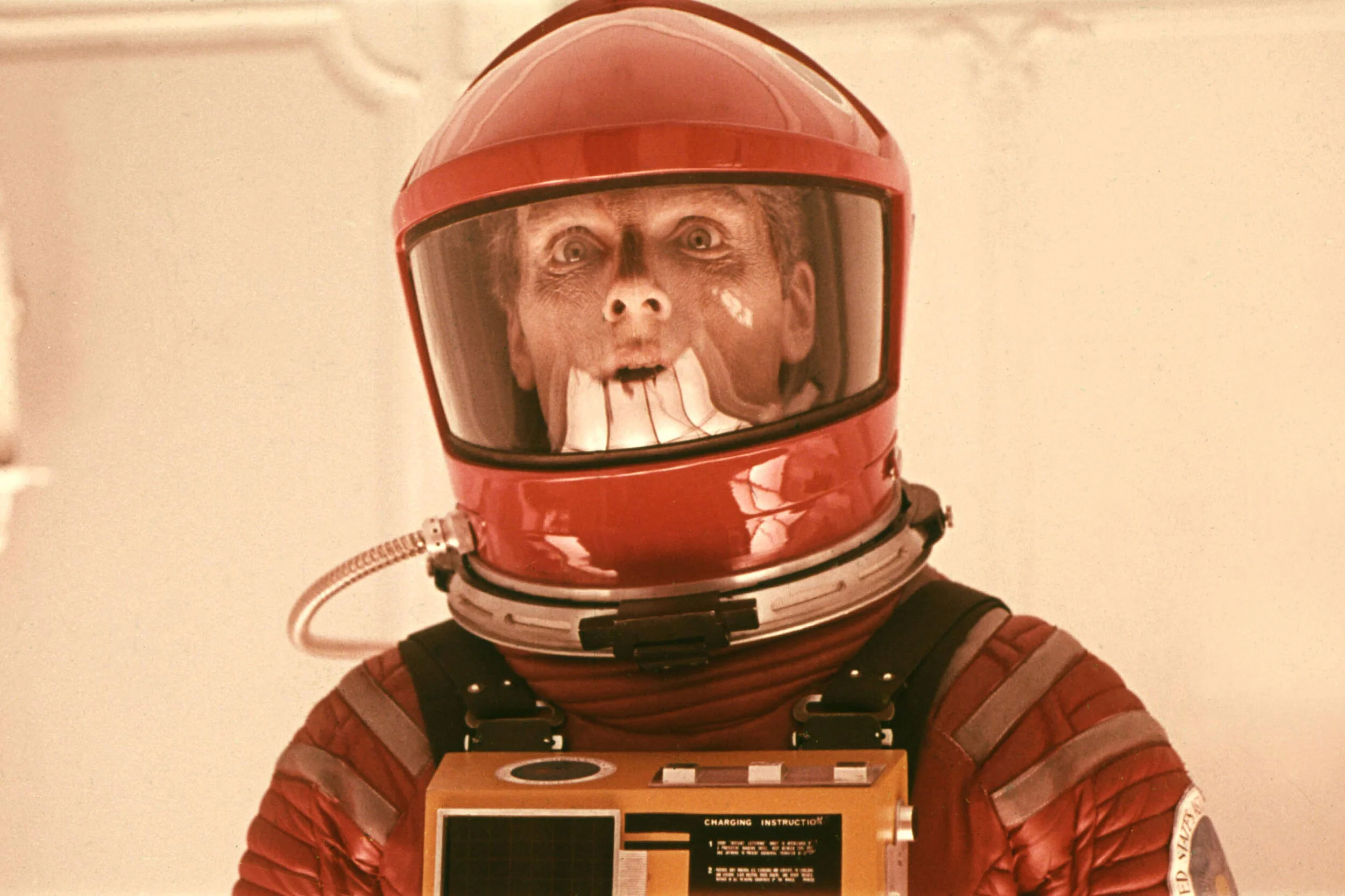 Clarke famously wrote 2001: A Space Odyssey , in which monoliths and giant space babies add up to one huge mystical acid trip.