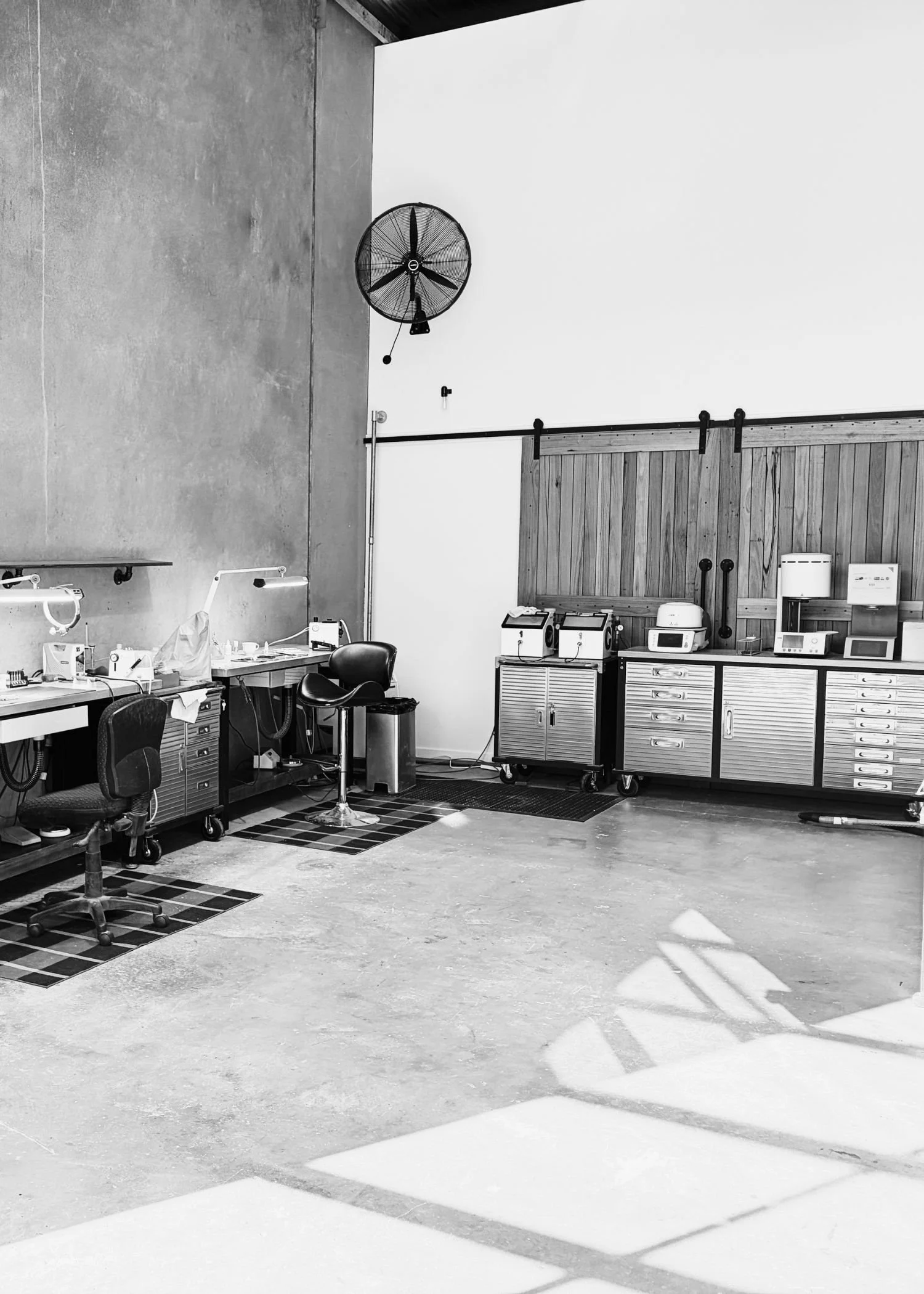 Interior of ceramic room at Adelaide Laboratories